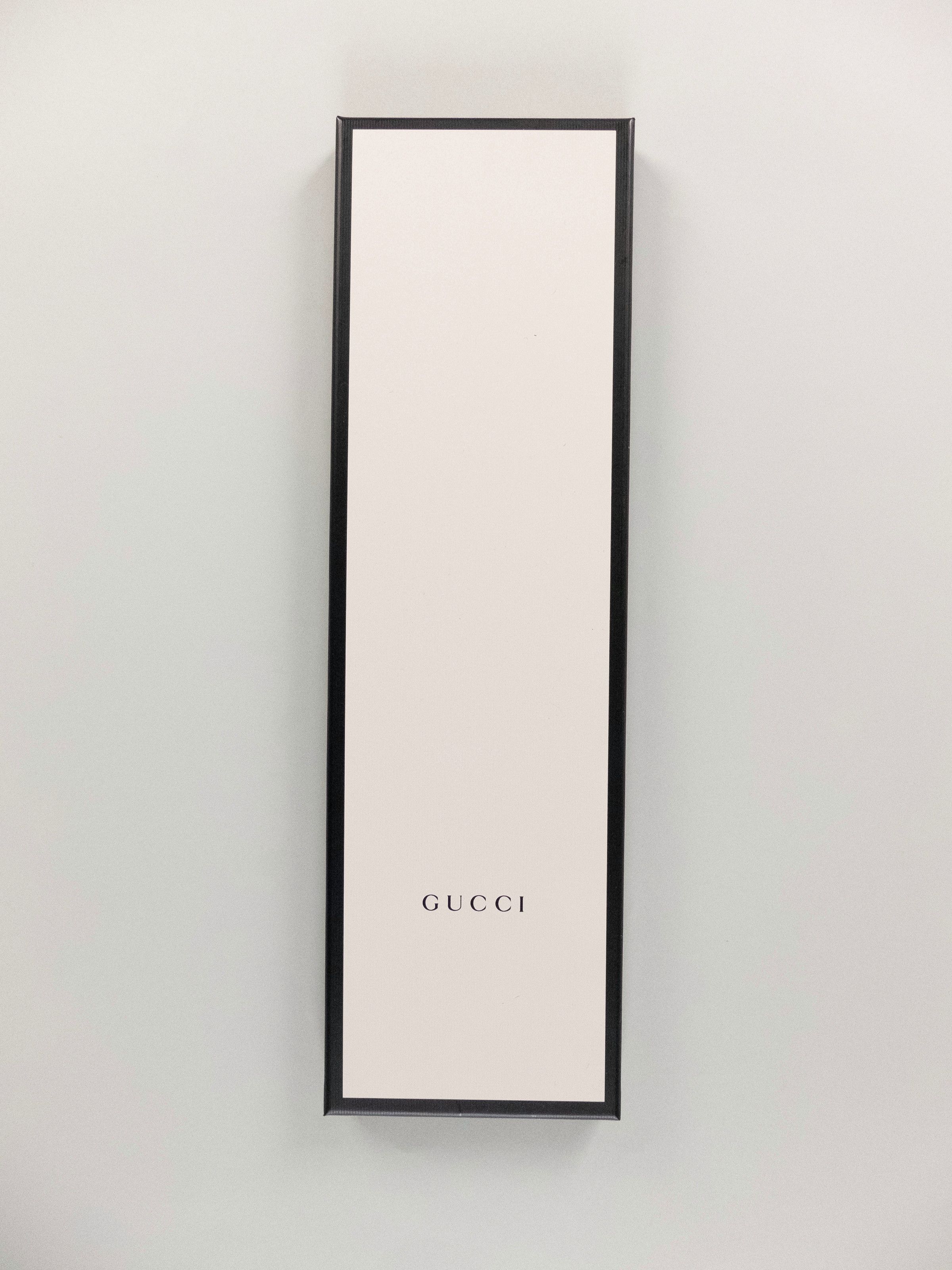 Gucci GUCCI navy blue interlocking GG logo & stars motif silk tie Size ONE SIZE - 8 Thumbnail