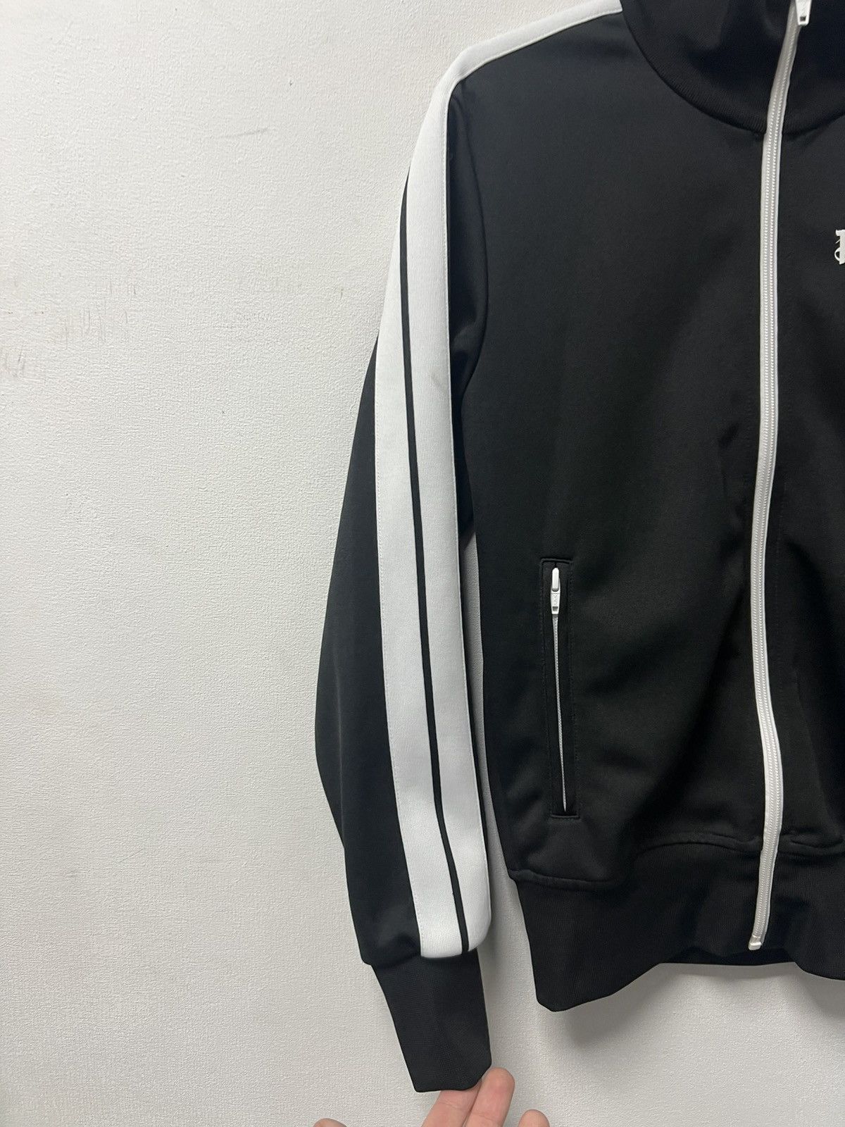 Palm Angels Palm Angels Track Jacket Black Drill Y2K XXS XS Mens Size US XS / EU 42 / 0 - 3 Thumbnail