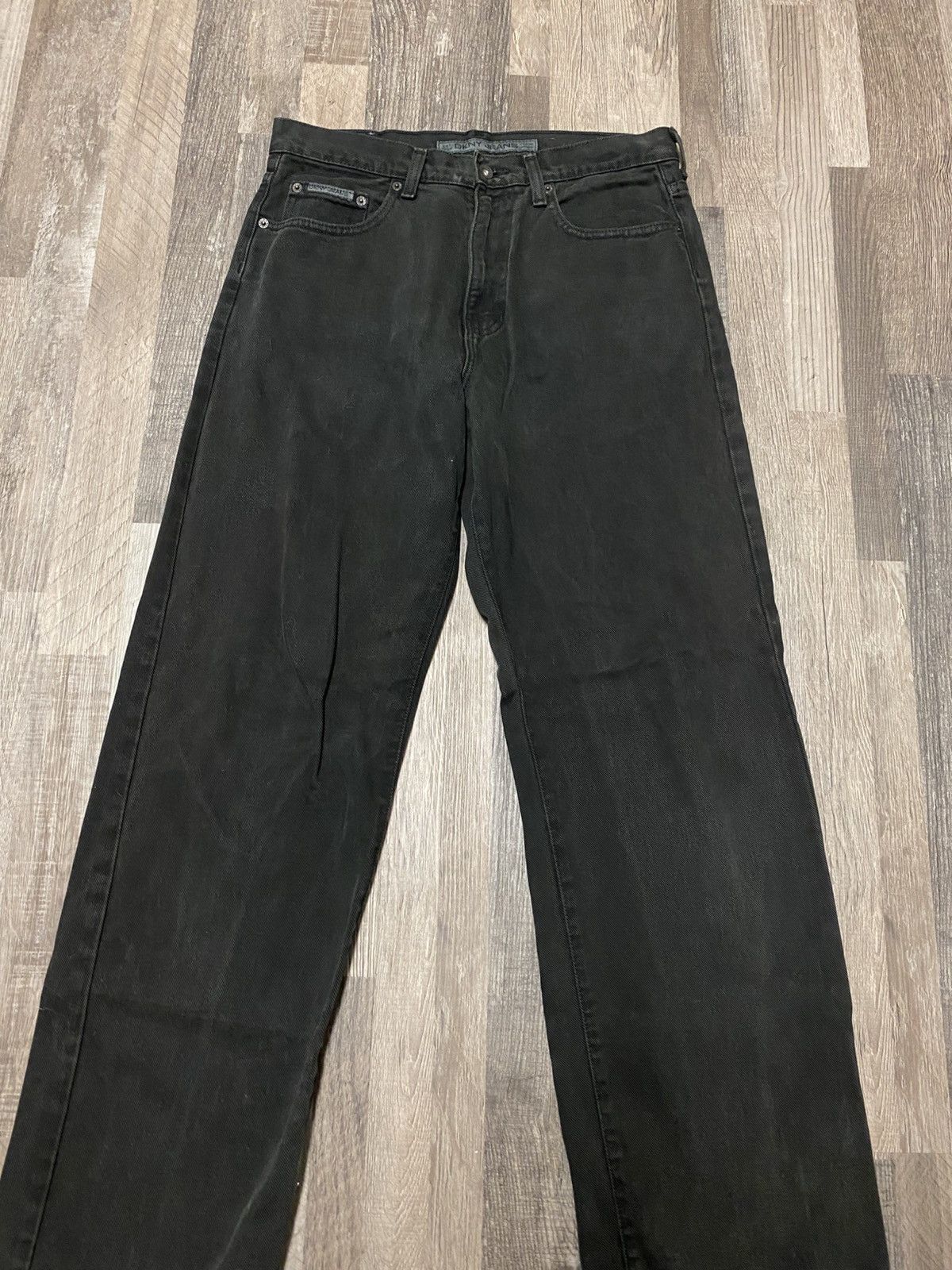 DKNY Vintage 90’s DKNY Black Denim Jeans Pants Relaxed Fit Baggy Size US 32 / EU 48 - 2 Thumbnail
