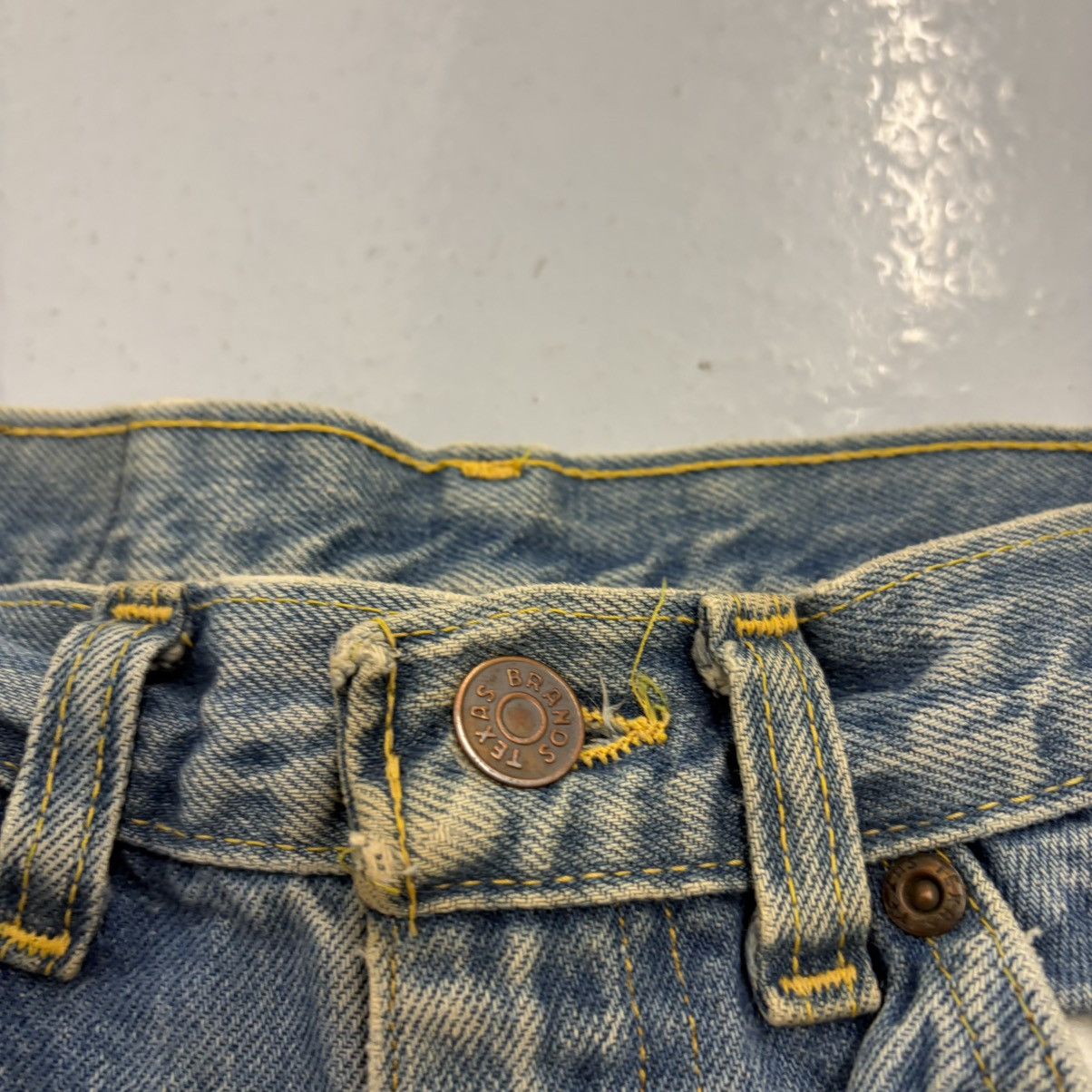 Other Vintage 70s Texas Blue Straight Leg Western Jeans 26x28 Size 26" / US 2 / IT 38 - 3 Thumbnail