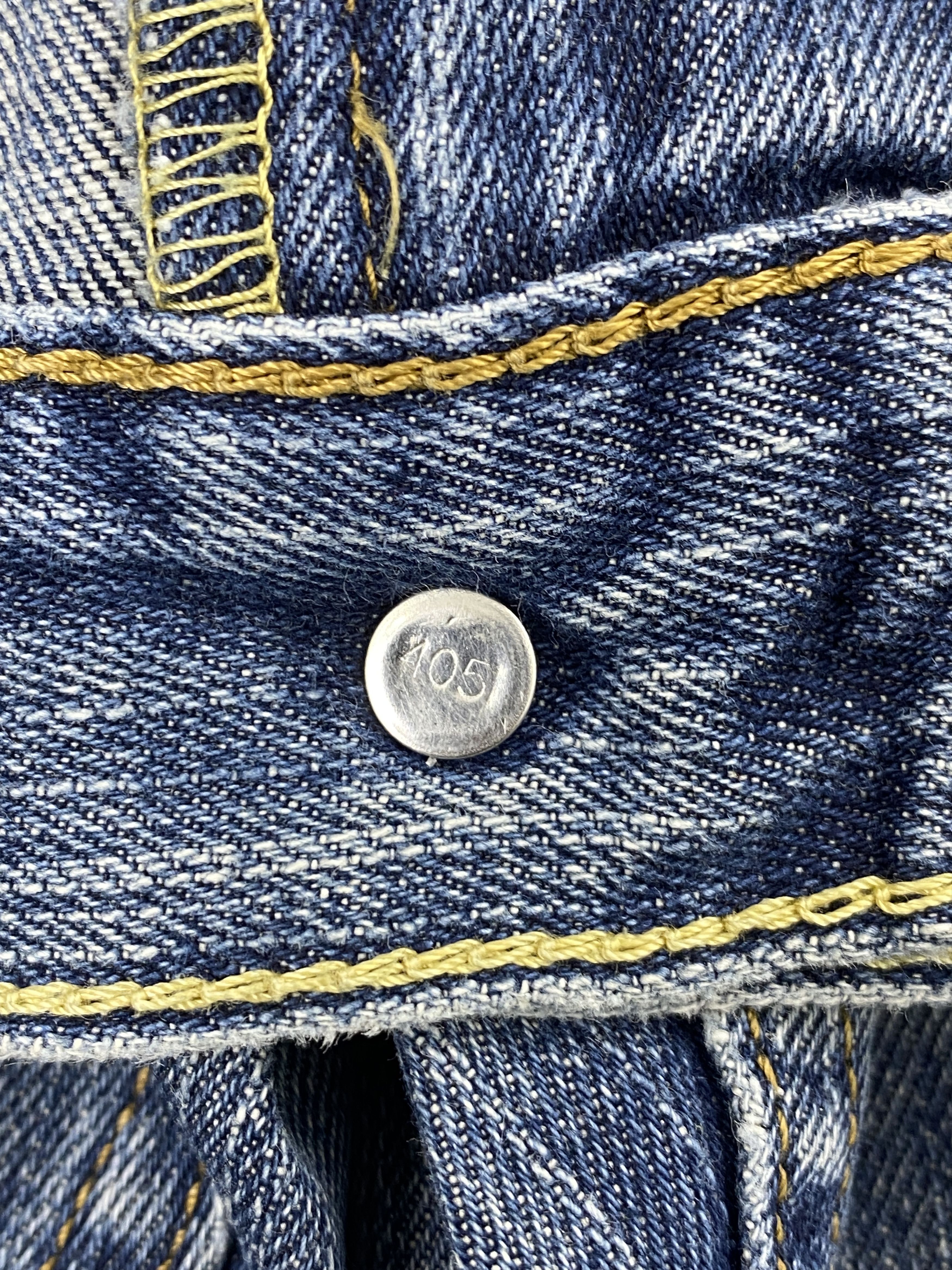 Levi's × Vintage Vintage Levi's 569 Faded Blue Jeans DP2327 Size US 34 / EU 50 - 14 Thumbnail