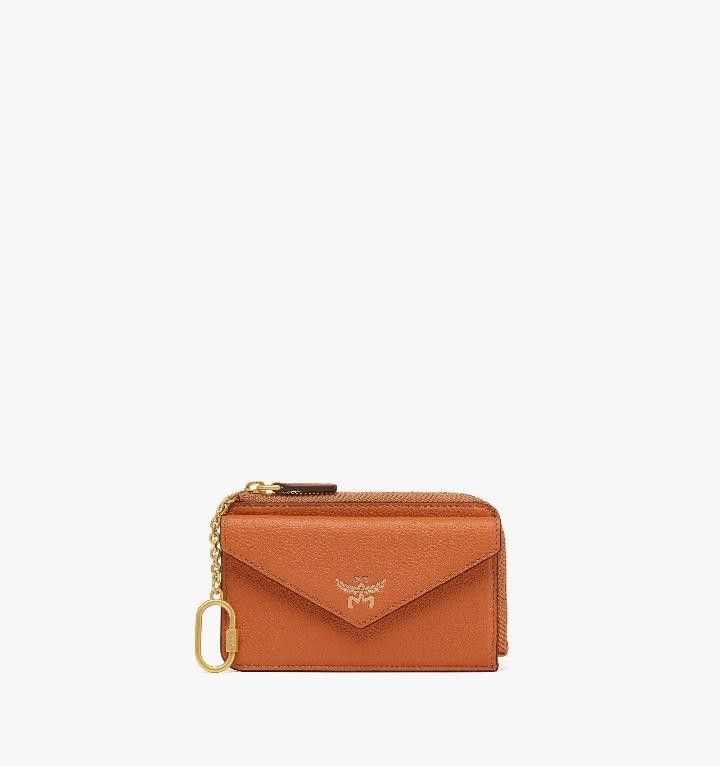 MCM o1mt1gz1224 Size: OS / Mini Card Case in Caramel Size ONE SIZE - 1 Thumbnail