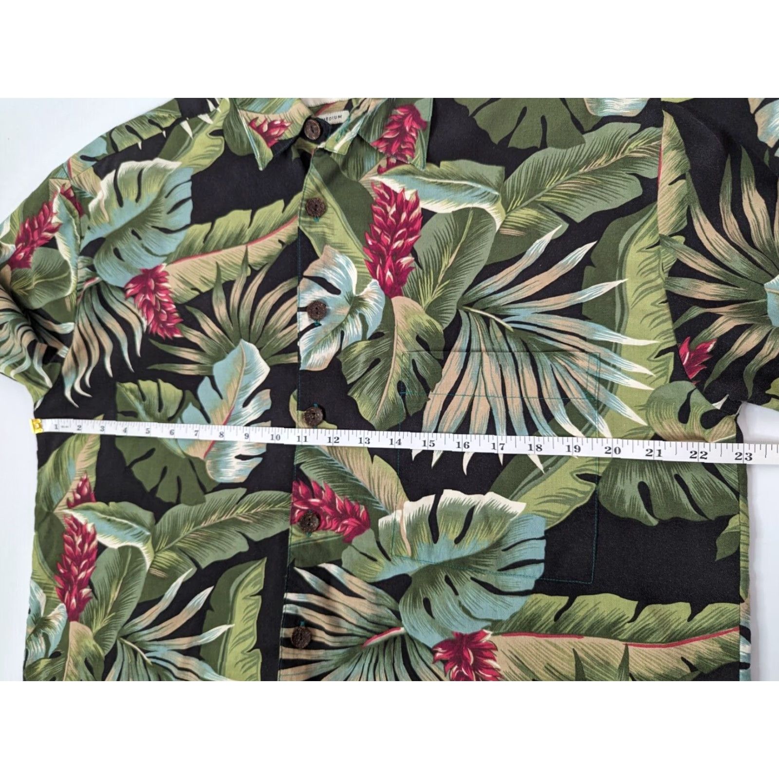 Vintage Robert Stock Hawaiian Floral Button Up Shirt Men M Short Sleeve Pocket Size US M / EU 48-50 / 2 - 6 Thumbnail