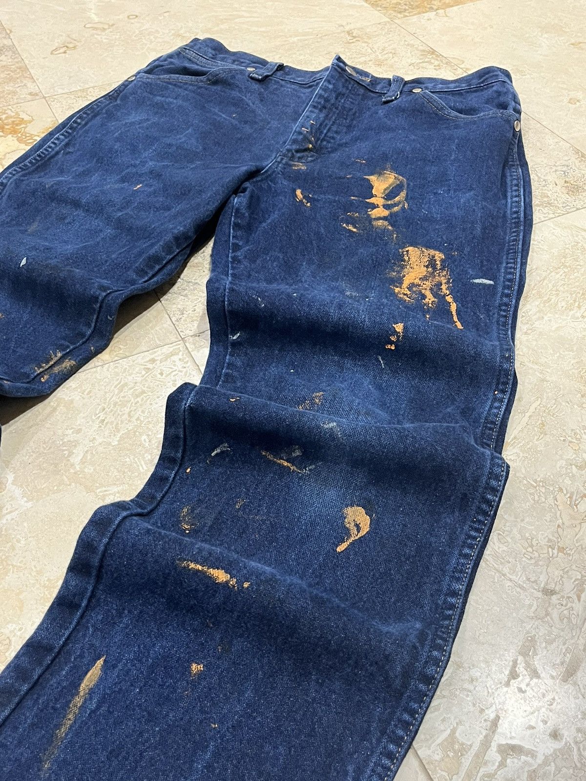 Wrangler CRAZY 90’s Wrangler Painter Jeans Size US 32 / EU 48 - 2 Thumbnail