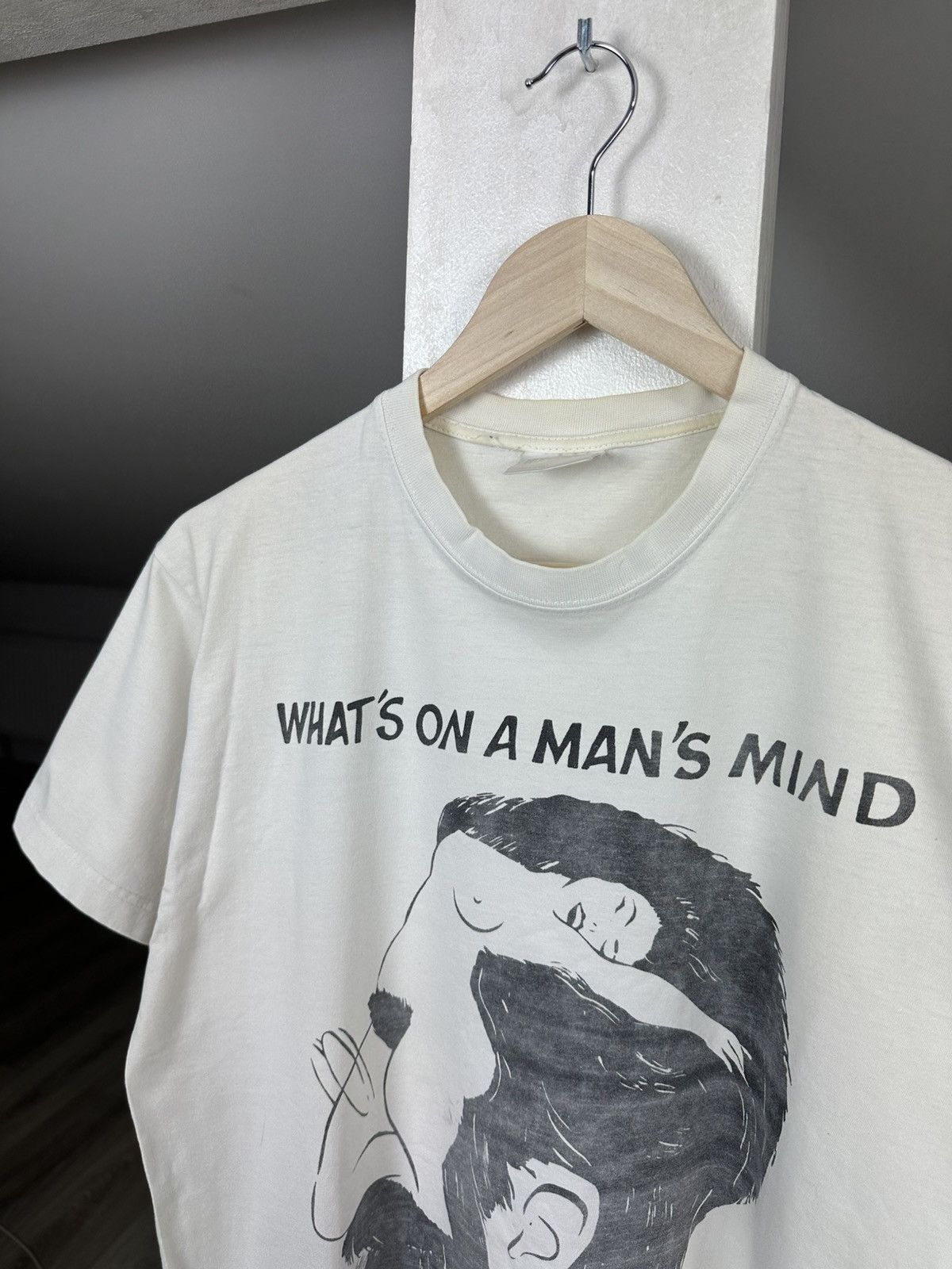 Unsound Rags Sigmund Freud Whats On A Mens Mind RARE Vintage Tee 1990s Size US M / EU 48-50 / 2 - 5 Thumbnail