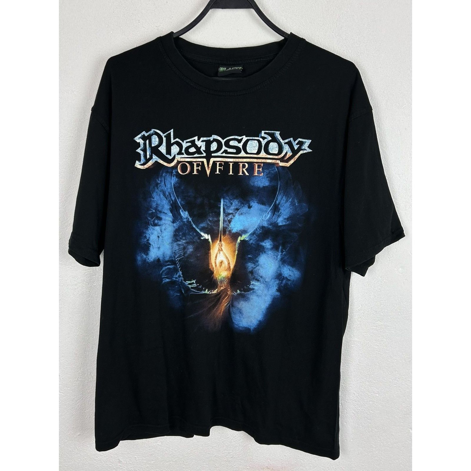 Band Tees Rhapsody Of Fire 2010/11 Tour Nuclear Blast Merch T-Shirt Size US XL / EU 56 / 4 - 1 Thumbnail