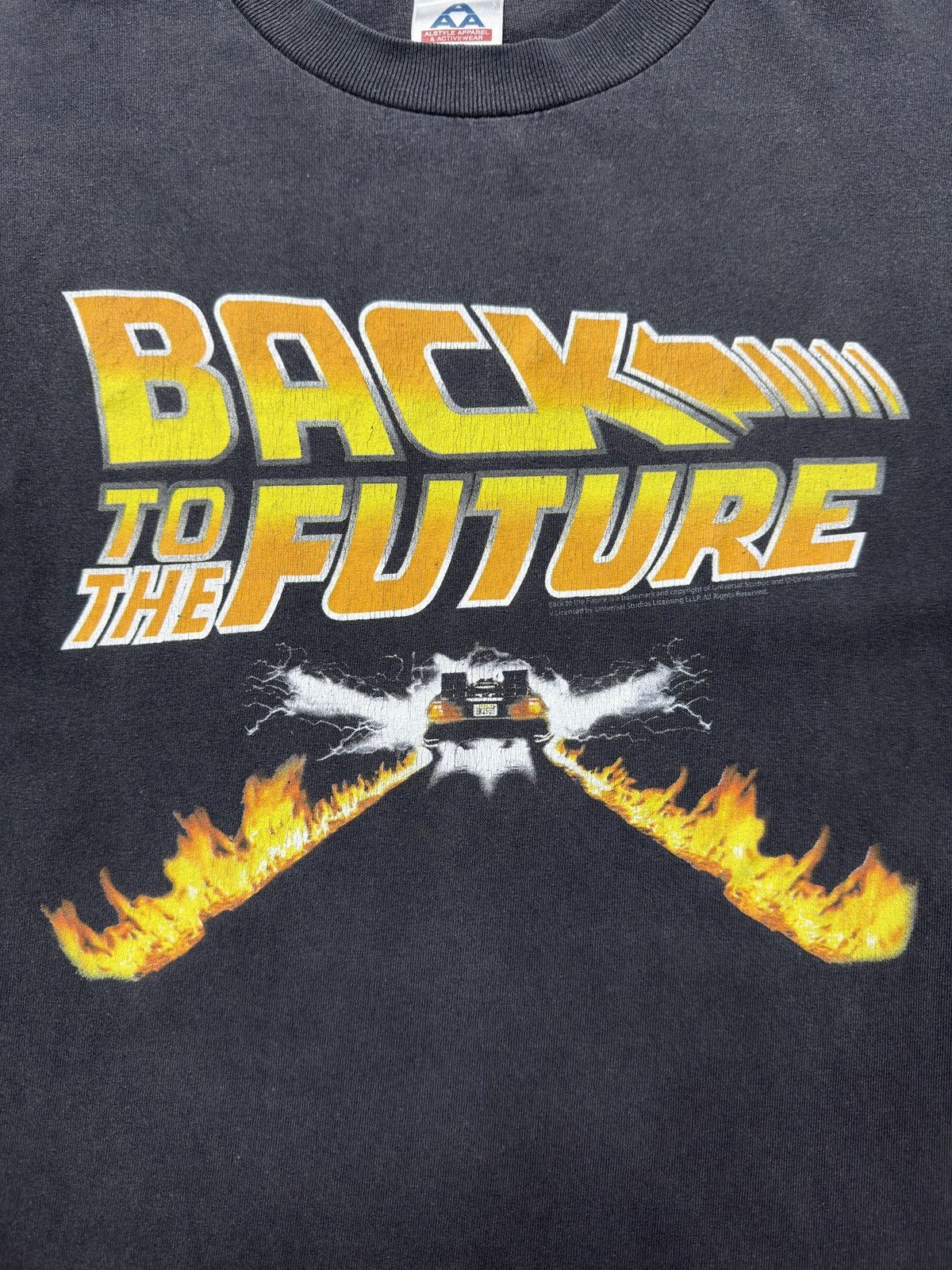 Vintage Vintage 90s Back To The Future Delorean Movie T-Shirt Faded Size US M / EU 48-50 / 2 - 4 Thumbnail