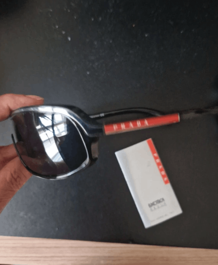 Prada PRADA Sunglasses Flame Star Wrap Star Rimless Luna Rossa Size ONE SIZE - 4 Thumbnail