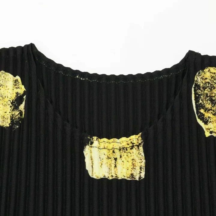 Issey Miyake issey miyake size:3 Black and gold pleated coat Size XXS / US 00 / IT 34 - 4 Thumbnail