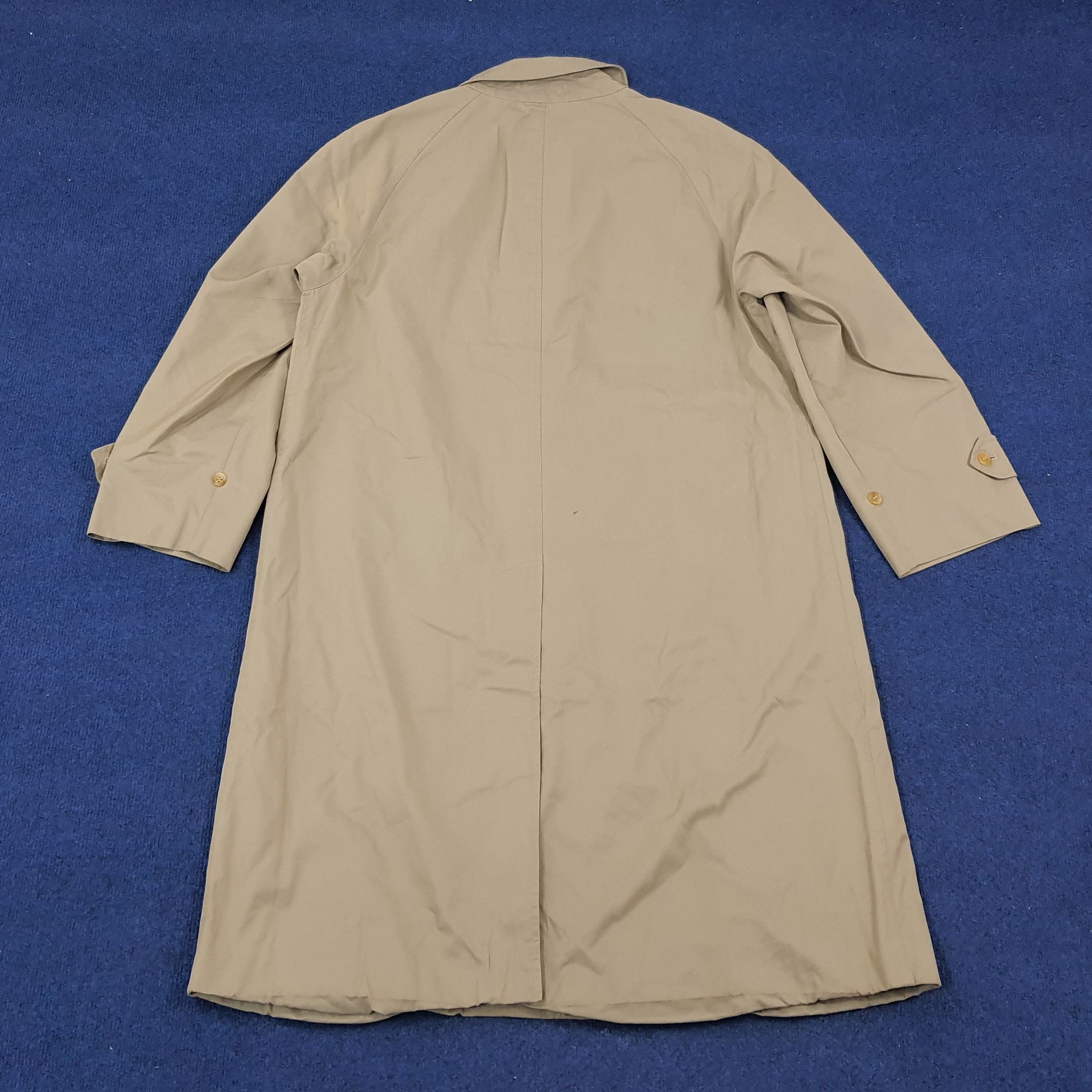 Burberry × Vintage Vintage Burberrys Nova Check Trench Jacket Size US L / EU 52-54 / 3 - 3 Thumbnail