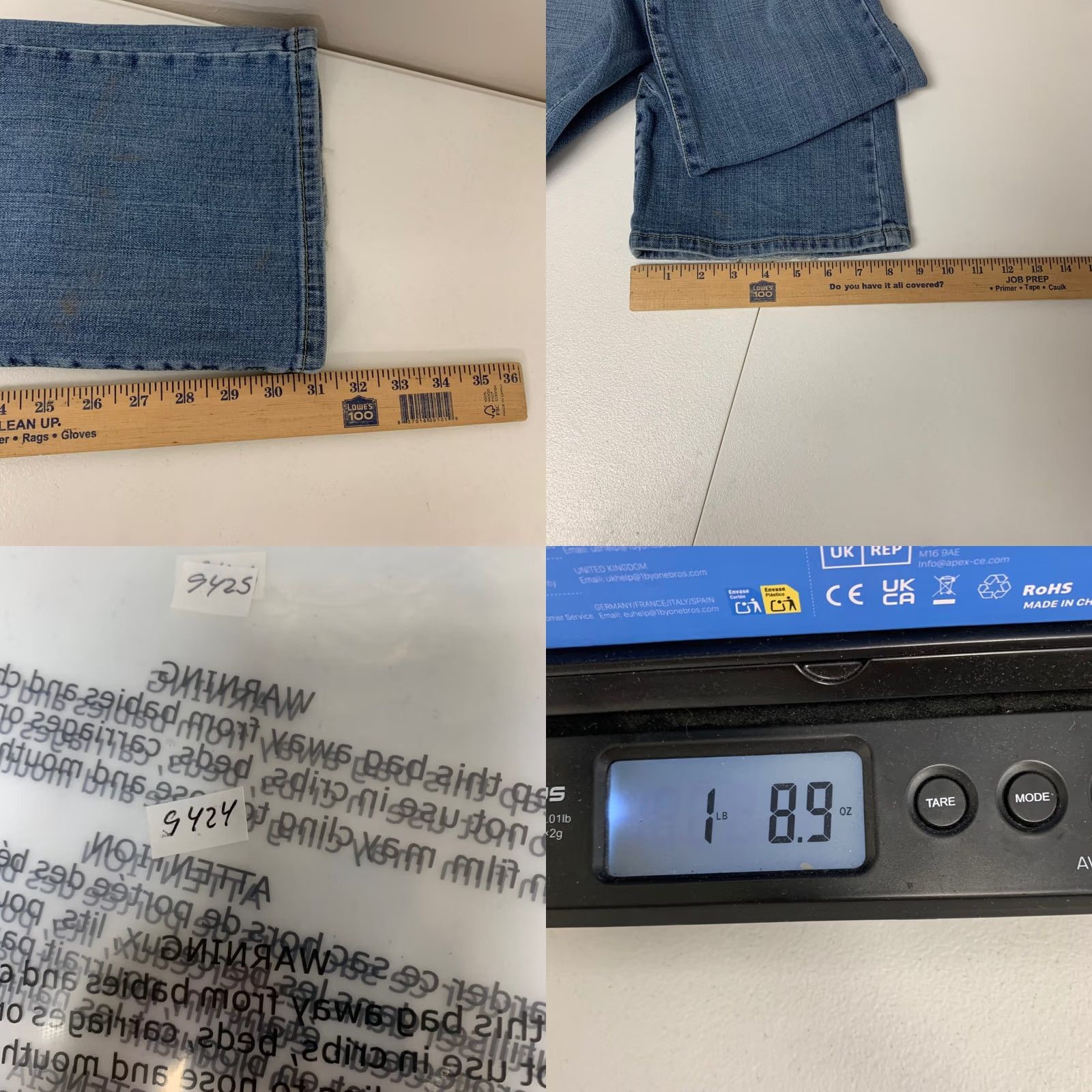 Levi's VINTAGE Levi'S Jeans Womens 14 Blue Boot Cut Denim Mid Rise Y2K Size 36" / US 14 / IT 50 - 9 Thumbnail