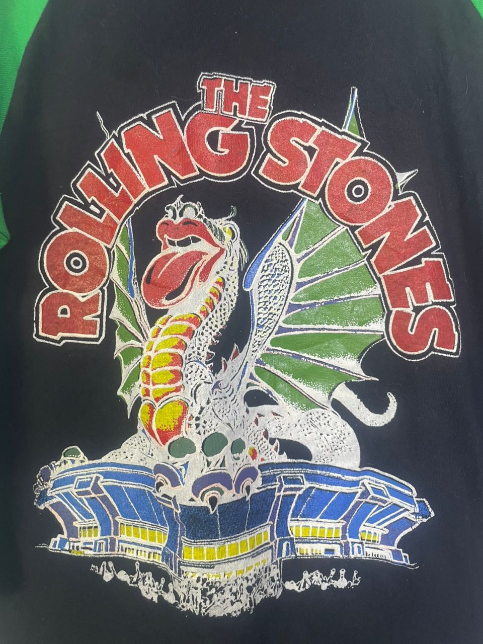 Band Tees × Vintage Vintage The rolling stones Band Baseball tshirt Size US S / EU 44-46 / 1 - 6 Thumbnail