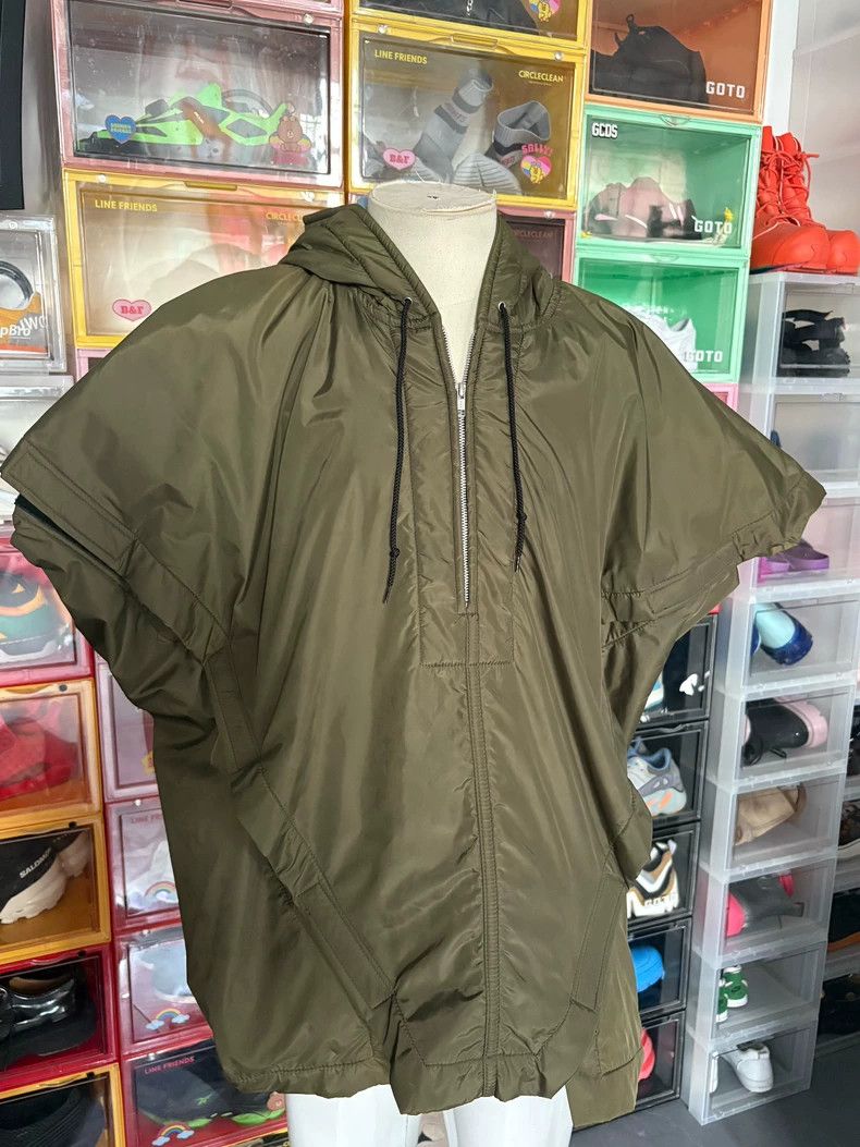 Comme des Garcons CDG SHIRT Green Hooded Windbreaker Size US M / EU 48-50 / 2 - 1 Thumbnail