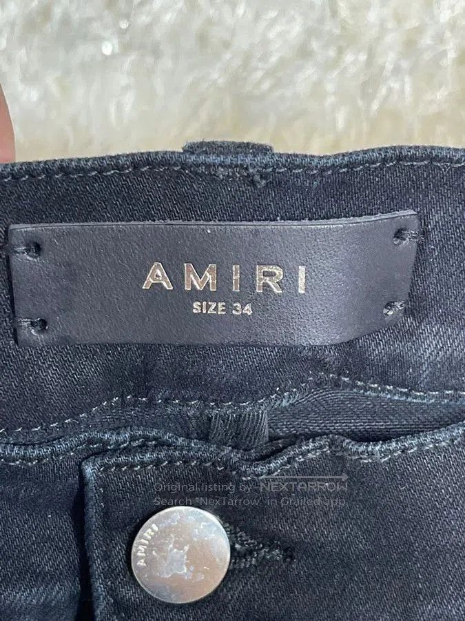 Amiri amiri leopard thrasher jean in size 34. Size US 34 / EU 50 - 5 Thumbnail