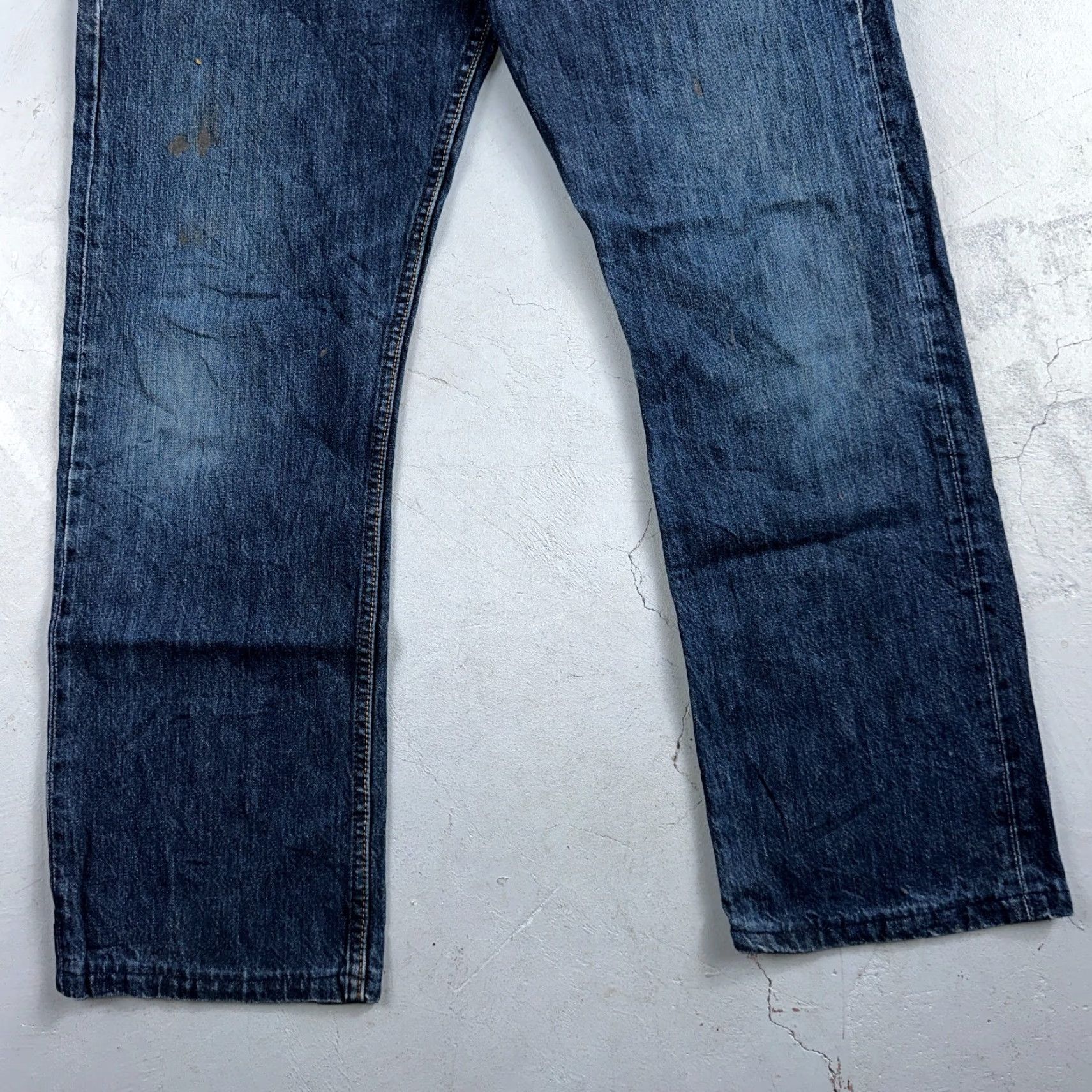 Levi's VINTAGE Levi's 501 Jeans Straight Blue 34x32 Regular Mens 90s Vintage Theme 5-Pocket Denim Cotton Blue Wash Simp Size US 34 / EU 50 - 3 Thumbnail