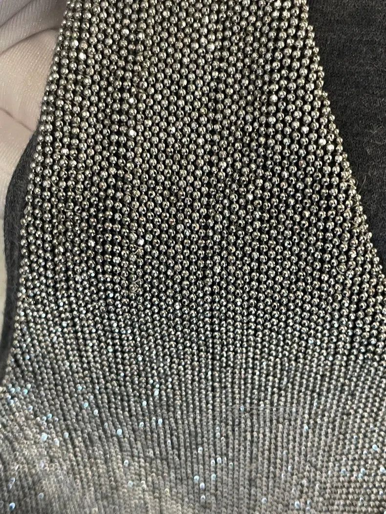 Brunello Cucinelli Brunello Cucinelli Silver Beaded Vest Size L / US 10 / IT 46 - 8 Thumbnail