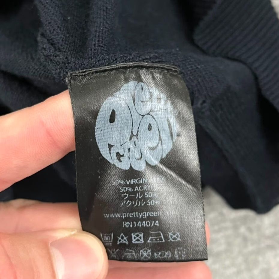 Pretty Green Pretty Green Sweater Mens Small Black Virgin Wool Blend Pullover Jumper Crewneck Size US S / EU 44-46 / 1 - 4 Thumbnail