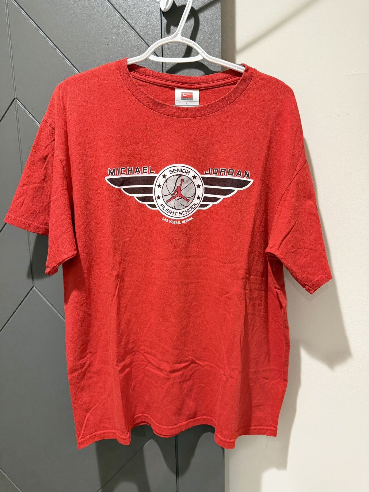 Nike Vintage Nike Michael Jordan Flight School Tee Size US L / EU 52-54 / 3 - 1 Thumbnail