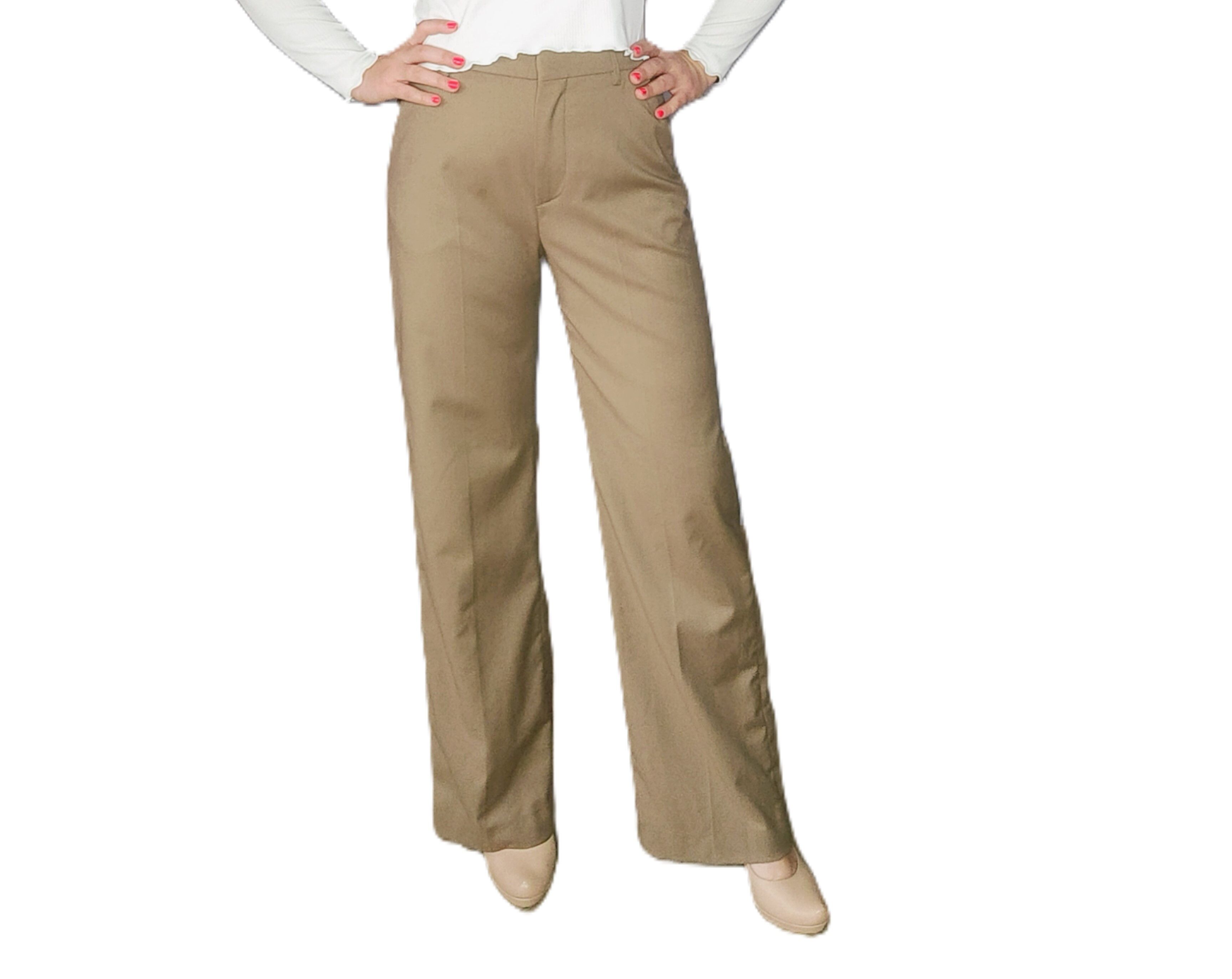 MUNTHE Elegant caramel wide leg trousers Size 26" / US 2 / IT 38 - 2 Thumbnail
