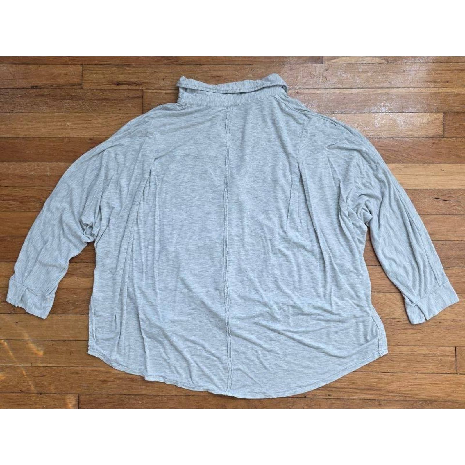 & Other Stories Free People Comfy Oversized Tee Gray M A001389 Size M / US 6-8 / IT 42-44 - 4 Thumbnail