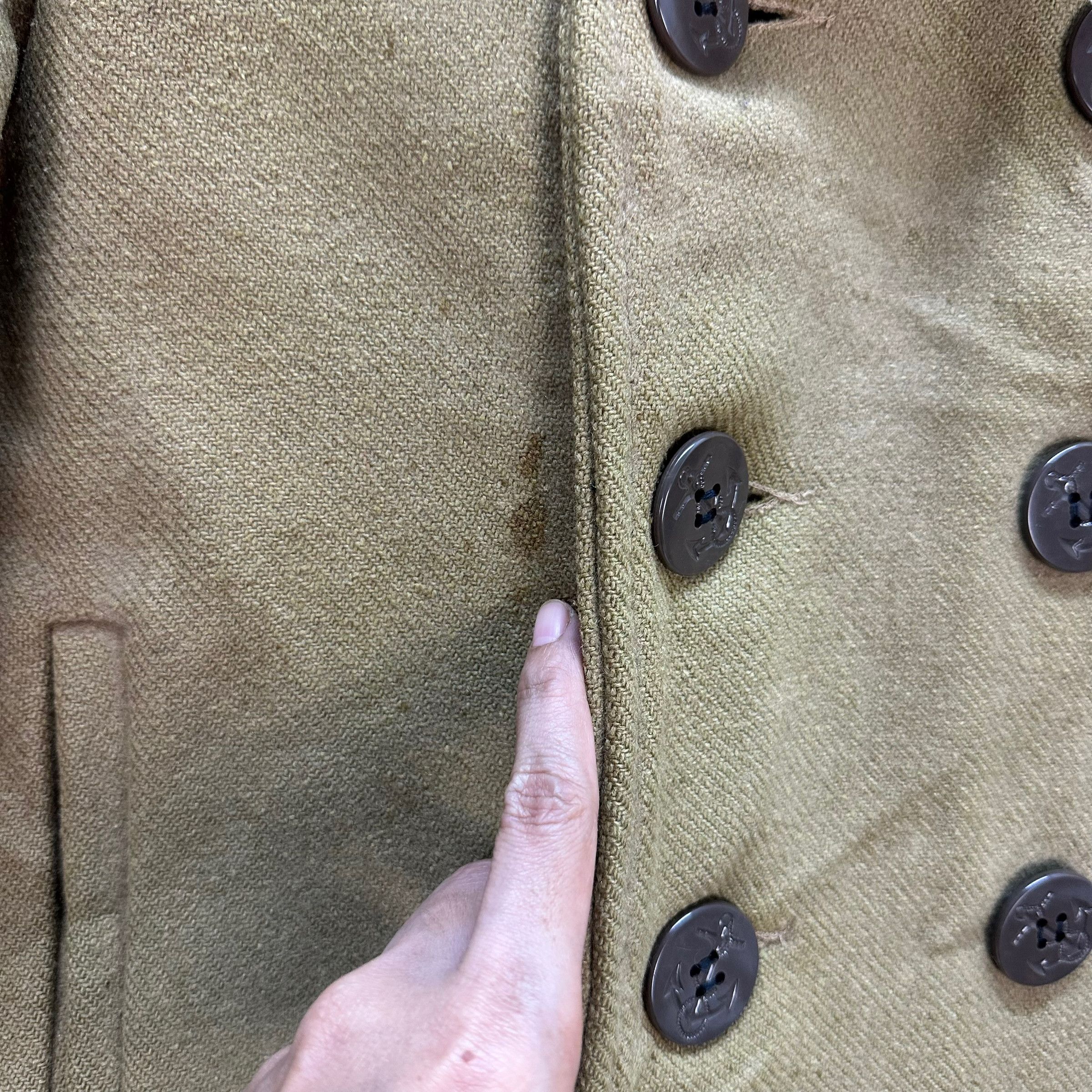 Schott US 740N PEA JACKET SCHOTT NYC WOOL COAT JACKET #8548-014 Size US S / EU 44-46 / 1 - 6 Thumbnail
