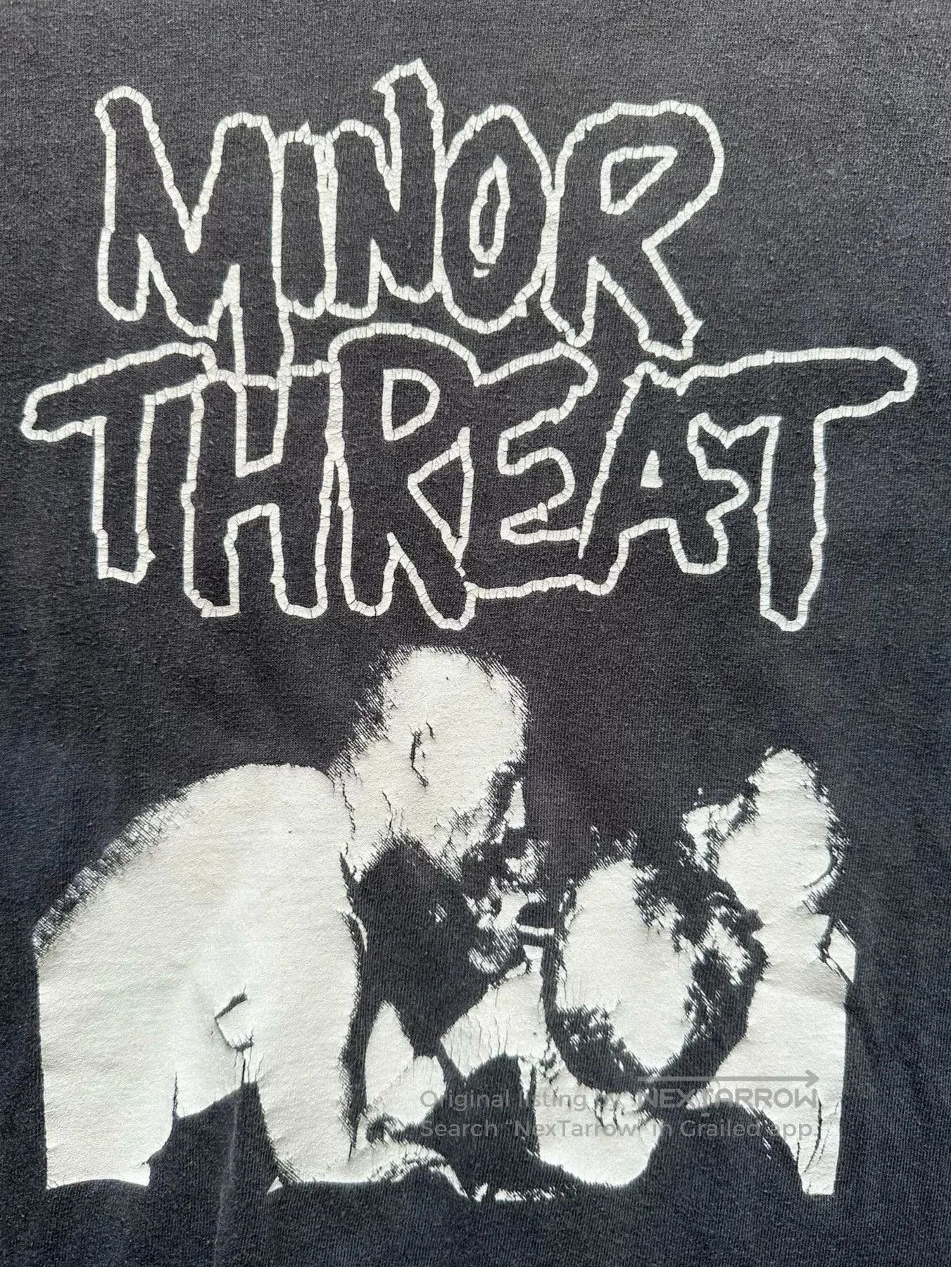 Vintage Minor Threat Vintage Fade Punk Tee. Size US M / EU 48-50 / 2 - 4 Thumbnail