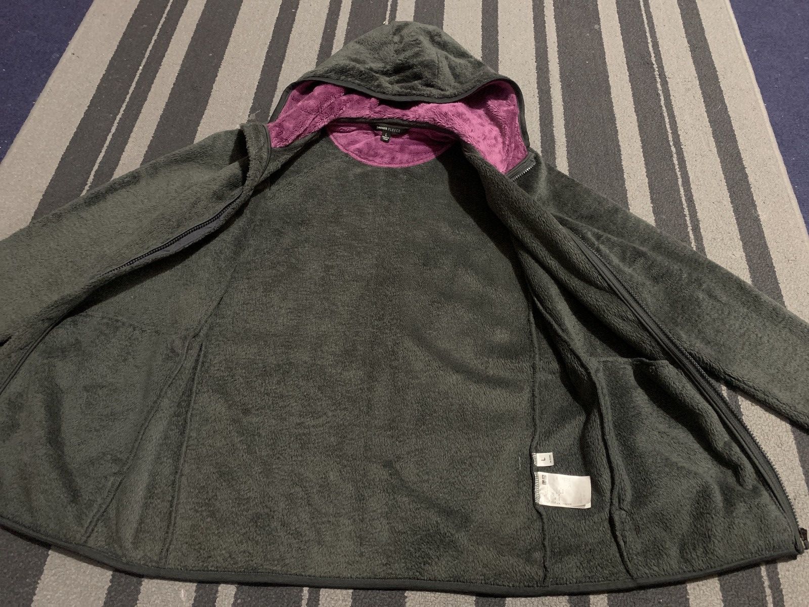 Japanese Brand × Uniqlo Japanese Brand X Uniqlo Smooth Fleece Jacket Hoodie Size US L / EU 52-54 / 3 - 4 Thumbnail