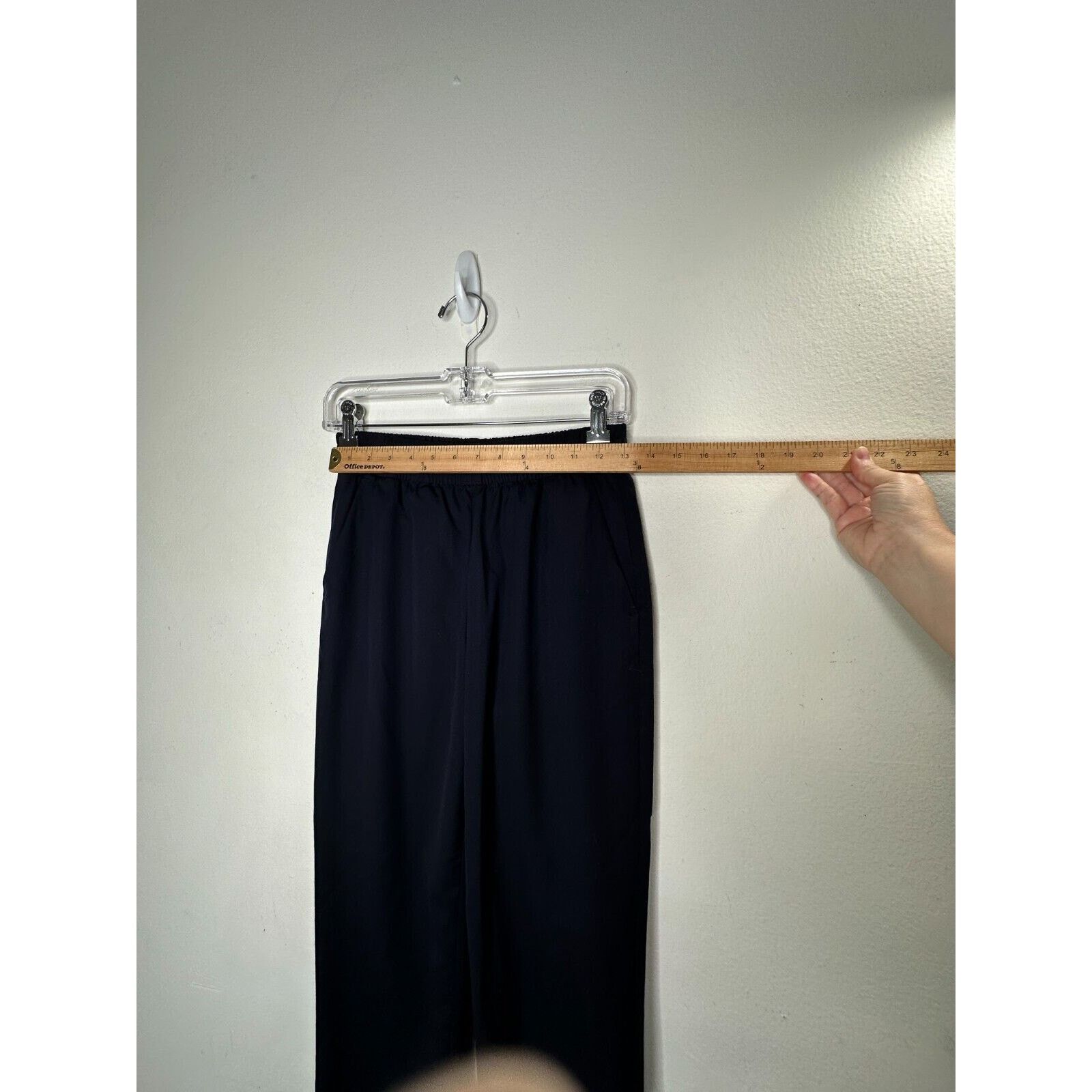 Everlane Everlane Black Italian GoWeave Easy Pull On Wool Pant 0 Size 25" / US 0 / IT 36 - 12 Thumbnail