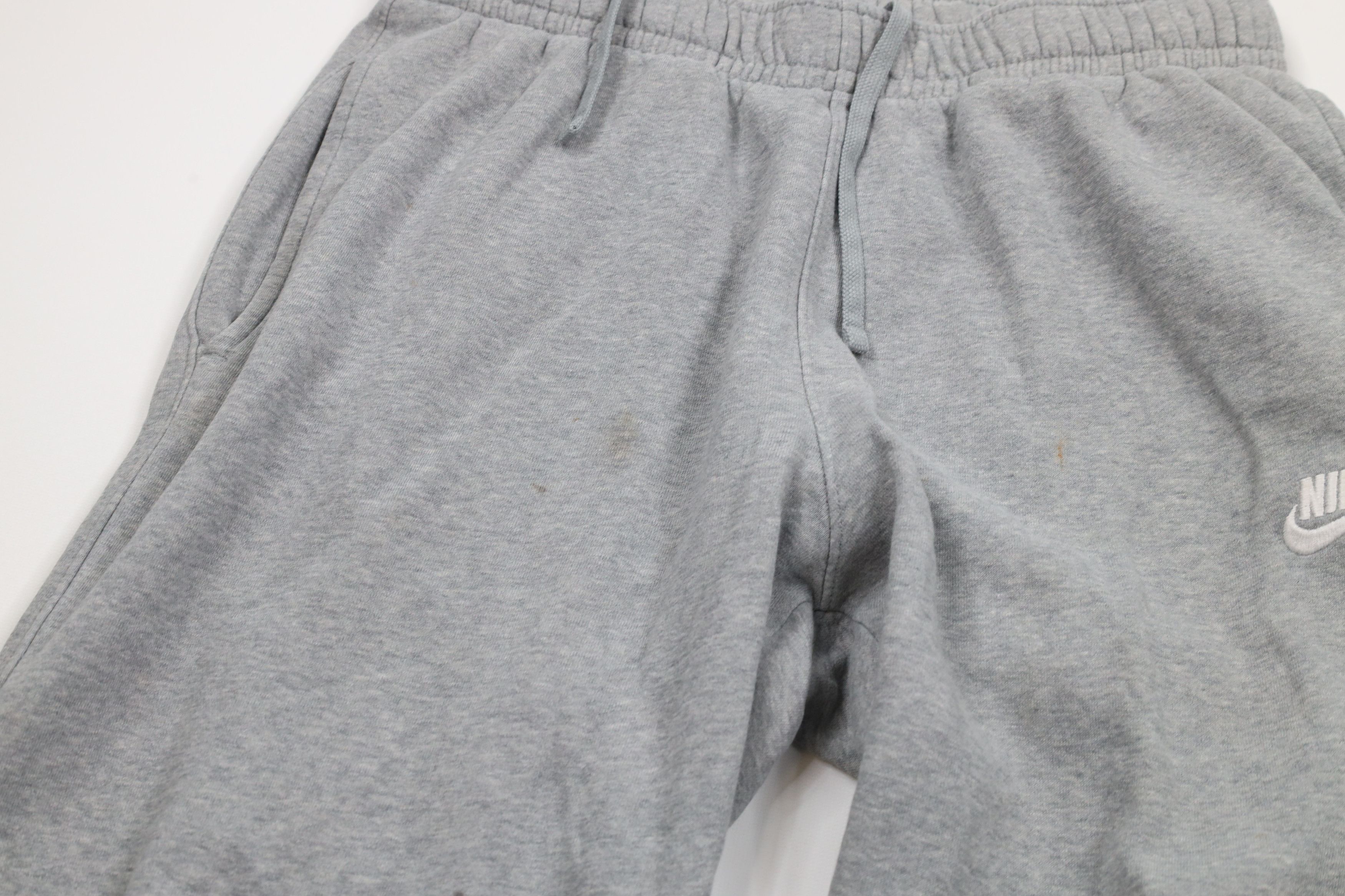 Nike × Vintage Vintage Y2K Nike Travis Scott Mini Swoosh Sweatpants Gray Size US 34 / EU 50 - 6 Thumbnail