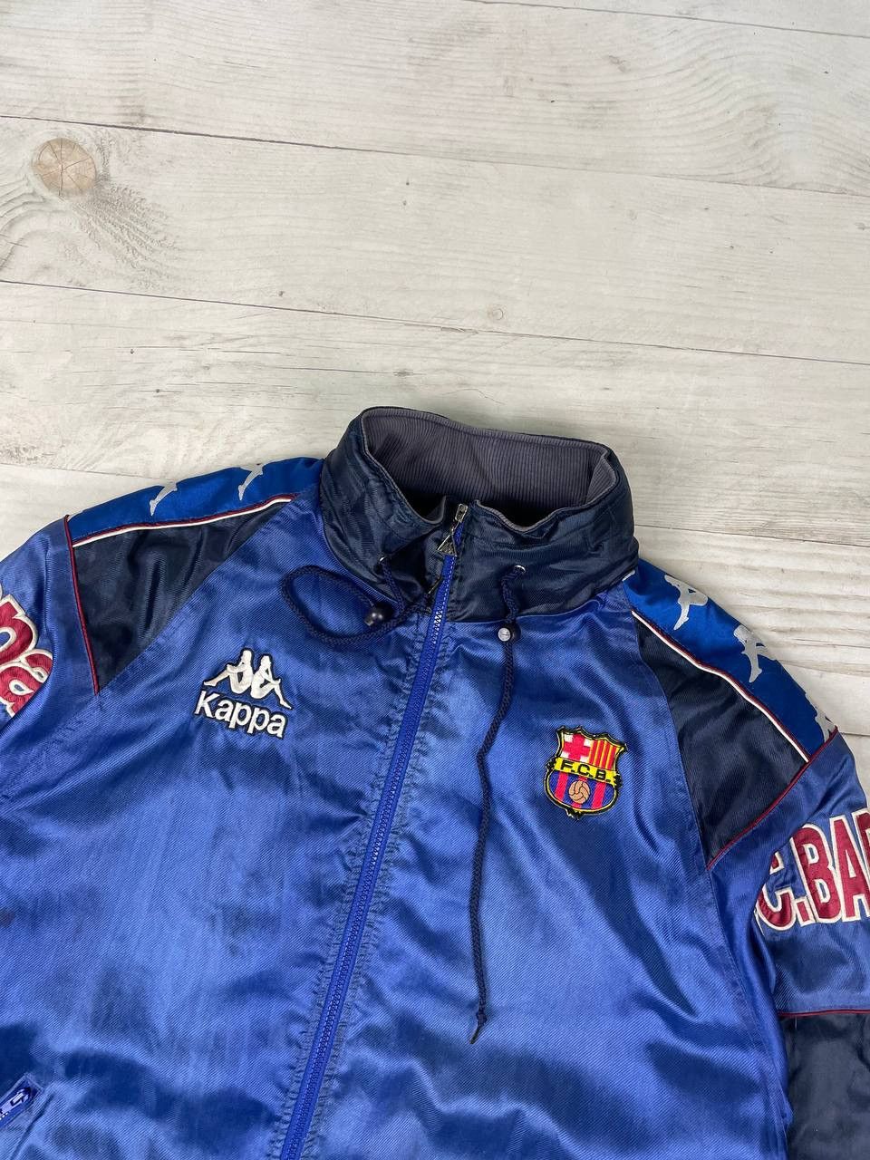 Kappa Vintage Kappa Barcelona 1996-97 Football Track Jacket Size US XL / EU 56 / 4 - 2 Thumbnail