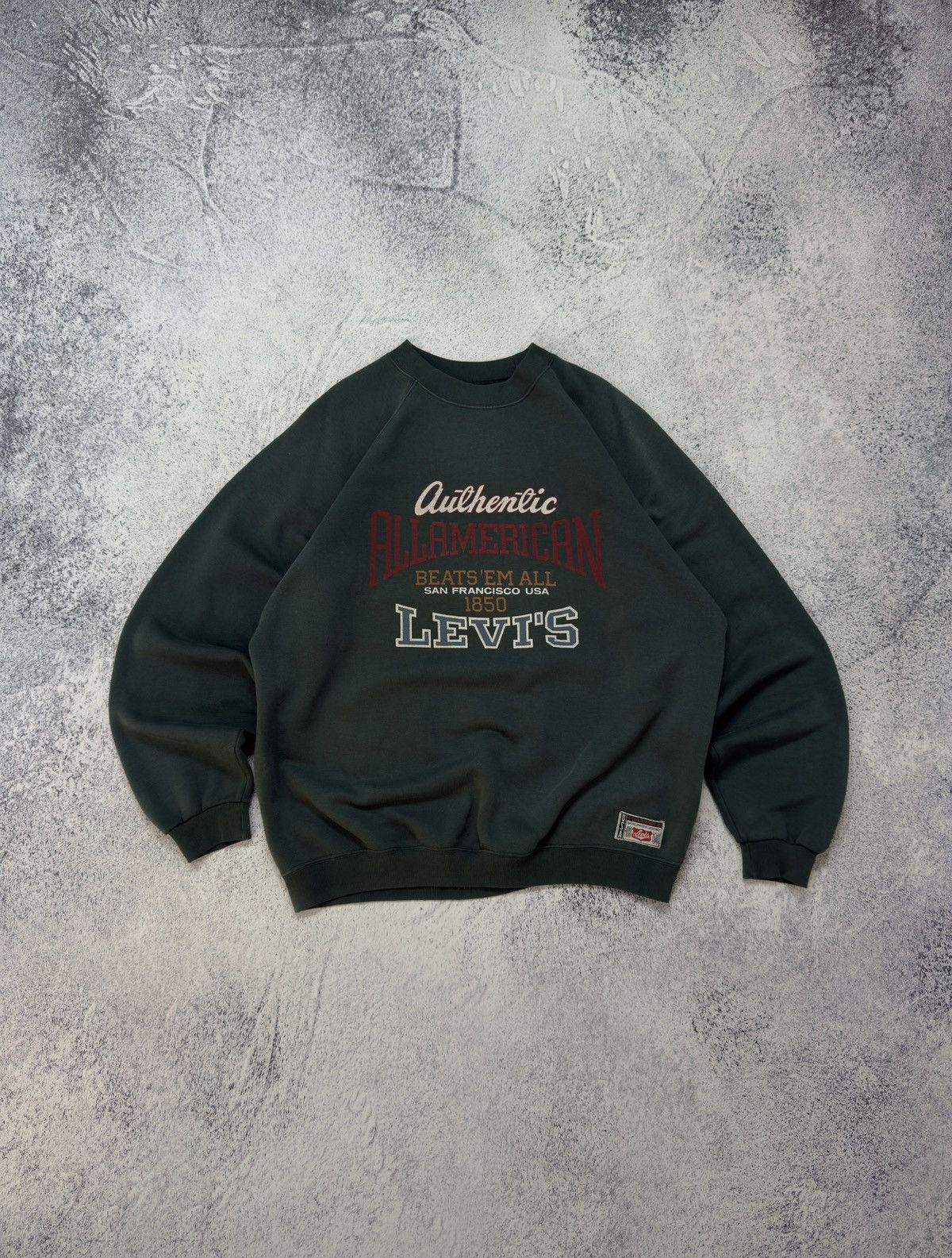 Levi's LEVI'S VINTAGE MADE IN USA SWEATSHIRT BIG LOGO 90s Size US L / EU 52-54 / 3 - 1 Thumbnail