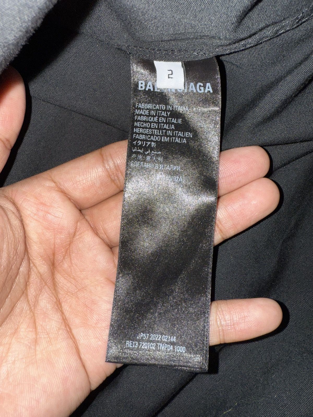 Balenciaga Balenciaga Unisex Patched Cargo Shirt Size US M / EU 48-50 / 2 - 3 Thumbnail