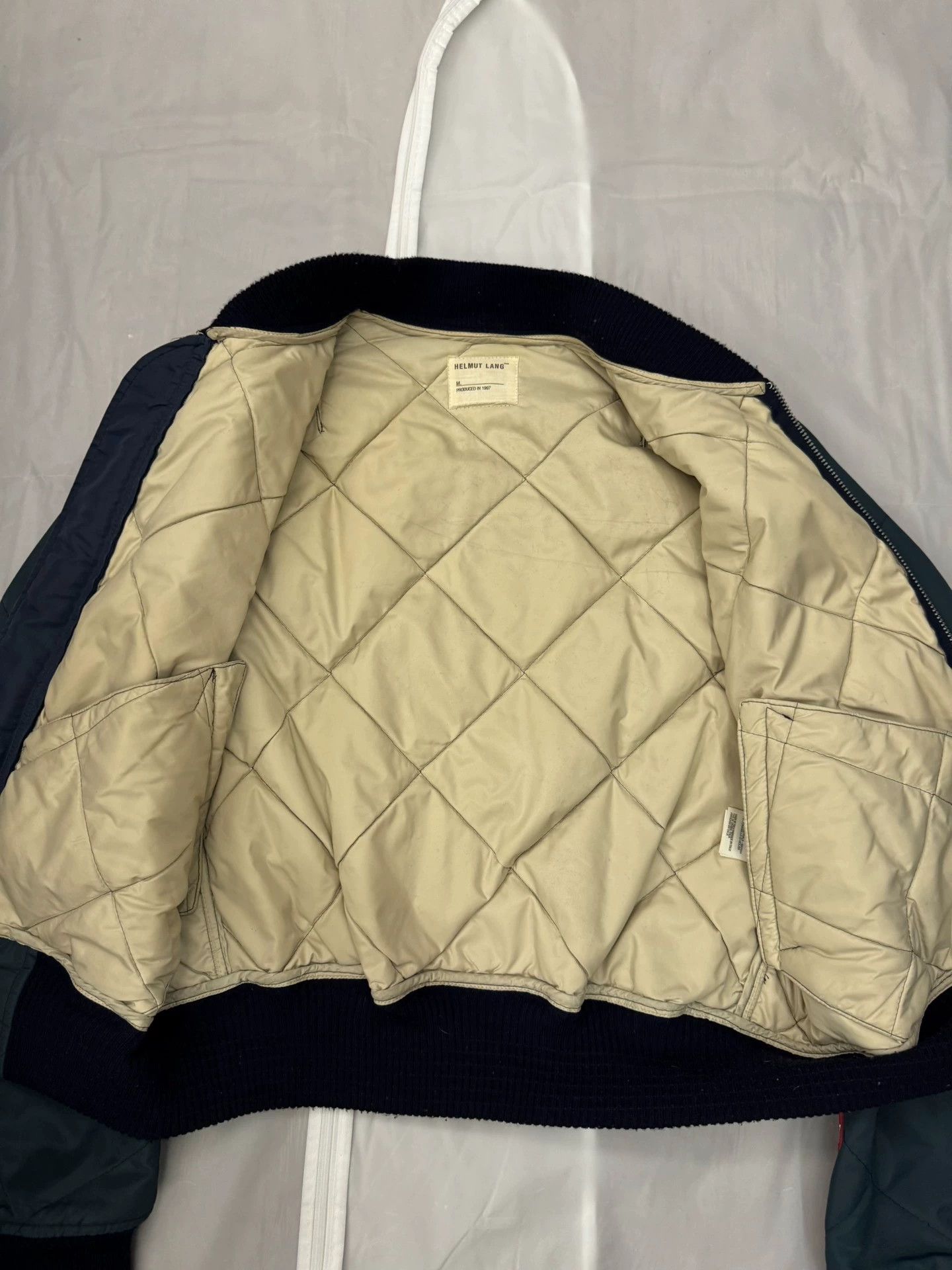 Helmut Lang Helmut Lang Thin Cotton Nylon Ma-1 Bomber Size L / US 10 / IT 46 - 5 Thumbnail