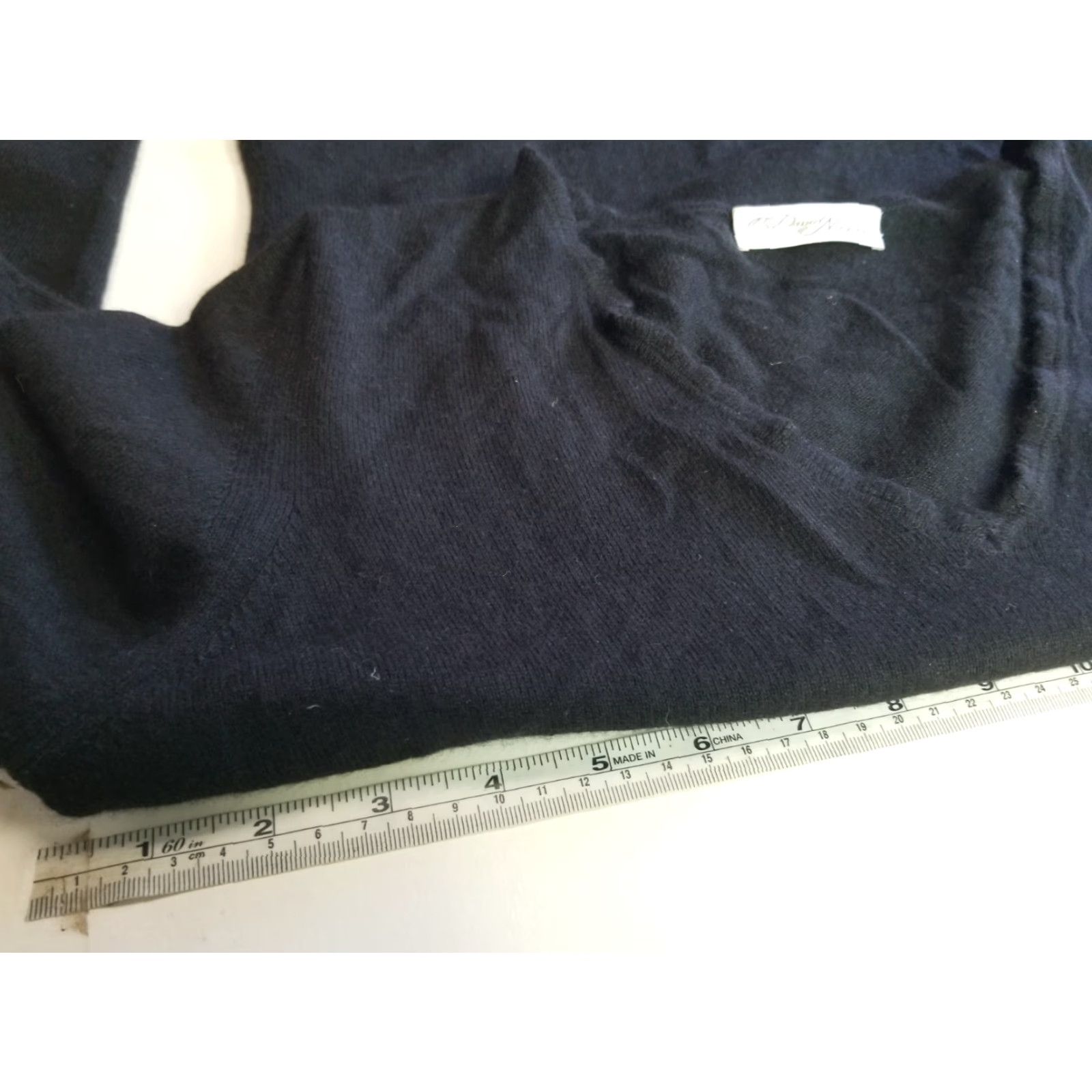 Vintage David Nieper England Black Cashmere Silk Sweater Long Sleeve Women Size Medium Size M / US 6-8 / IT 42-44 - 3 Thumbnail