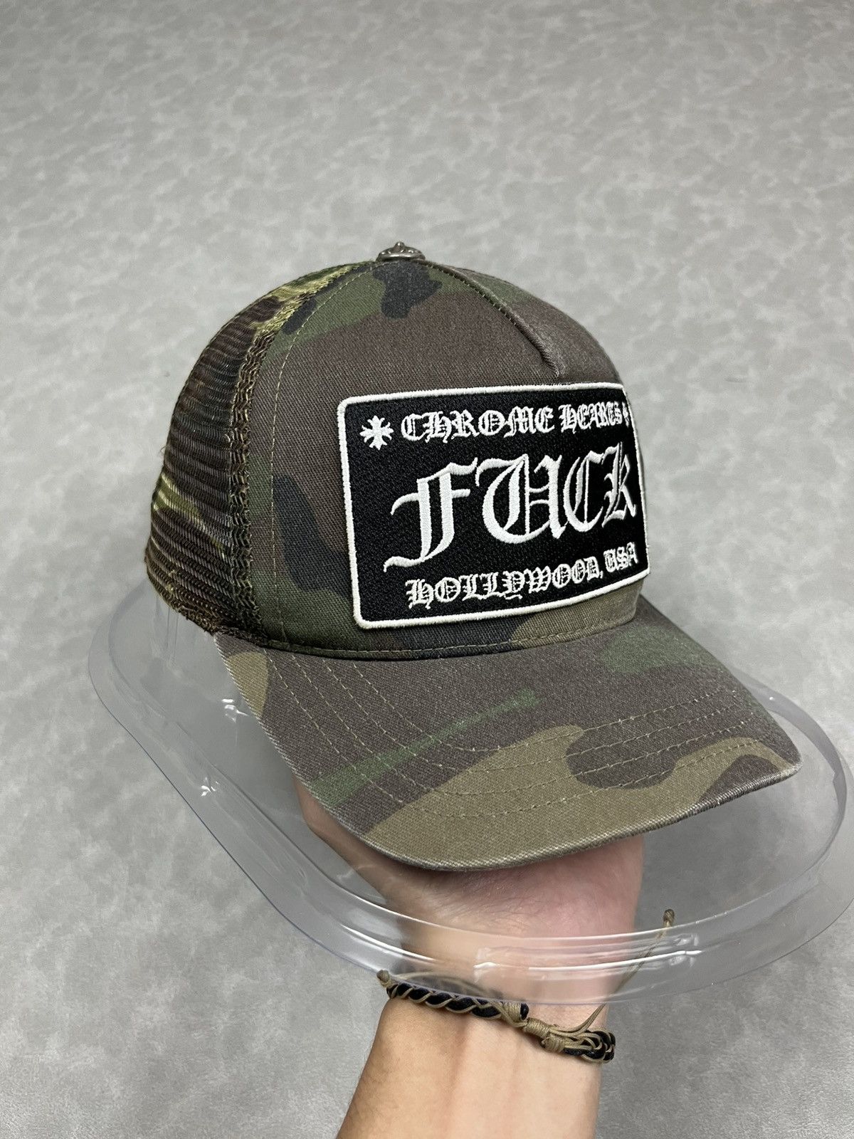Chrome Hearts Chrome Hearts “FUCK” camo hat Size ONE SIZE - 3 Thumbnail