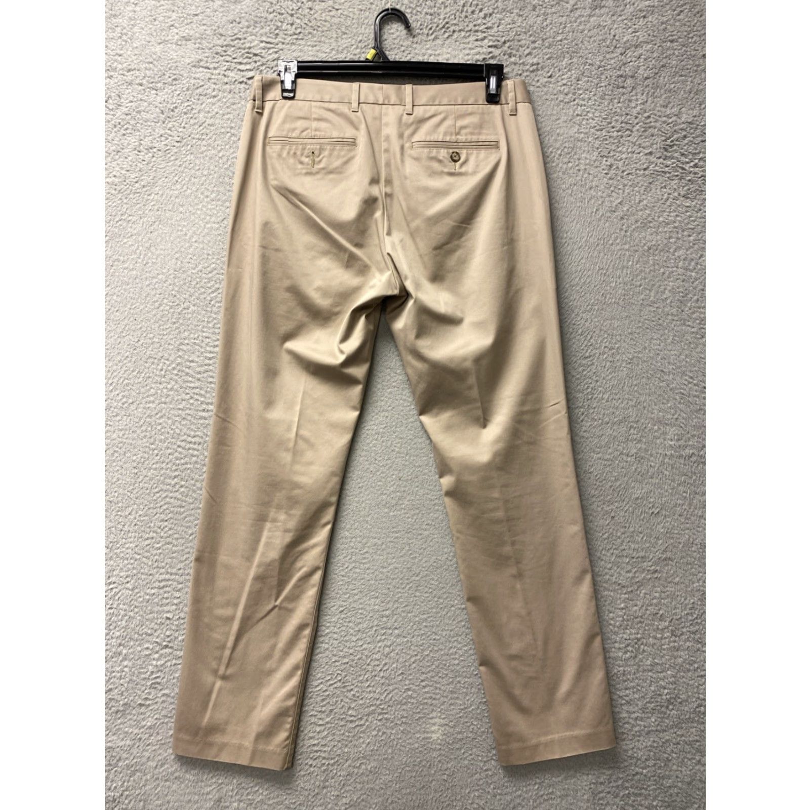 Bonobos BONOBOS Chino Pants Men’s 33x32 Tan Regular Zip Flat Front Tapered Duty? Size US 33 - 6 Thumbnail