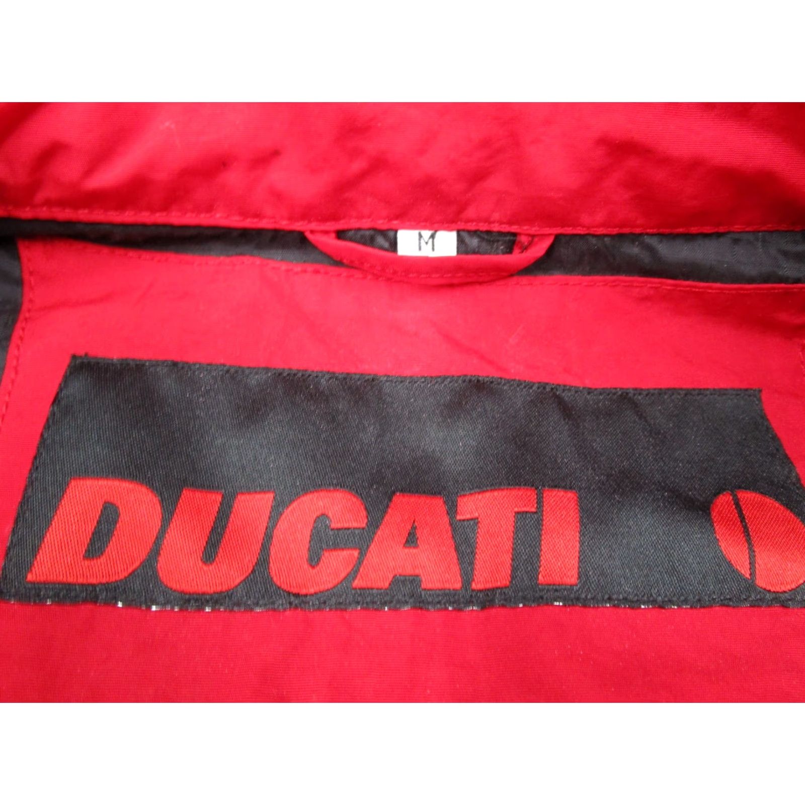 Vintage Vintage Ducati Men's Red Windbreaker Vest Sleeveless Full Zip Pockets Retro Motorcycle Outdoor Clothing Size M Size US M / EU 48-50 / 2 - 3 Thumbnail