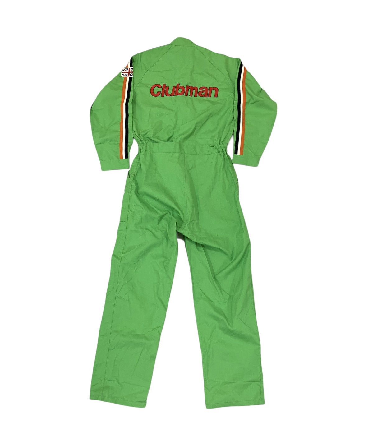 image of Racing x Vintage Clubman Griffin Overalls Jumpsuit Helmet in Green, Men's (Size 30)