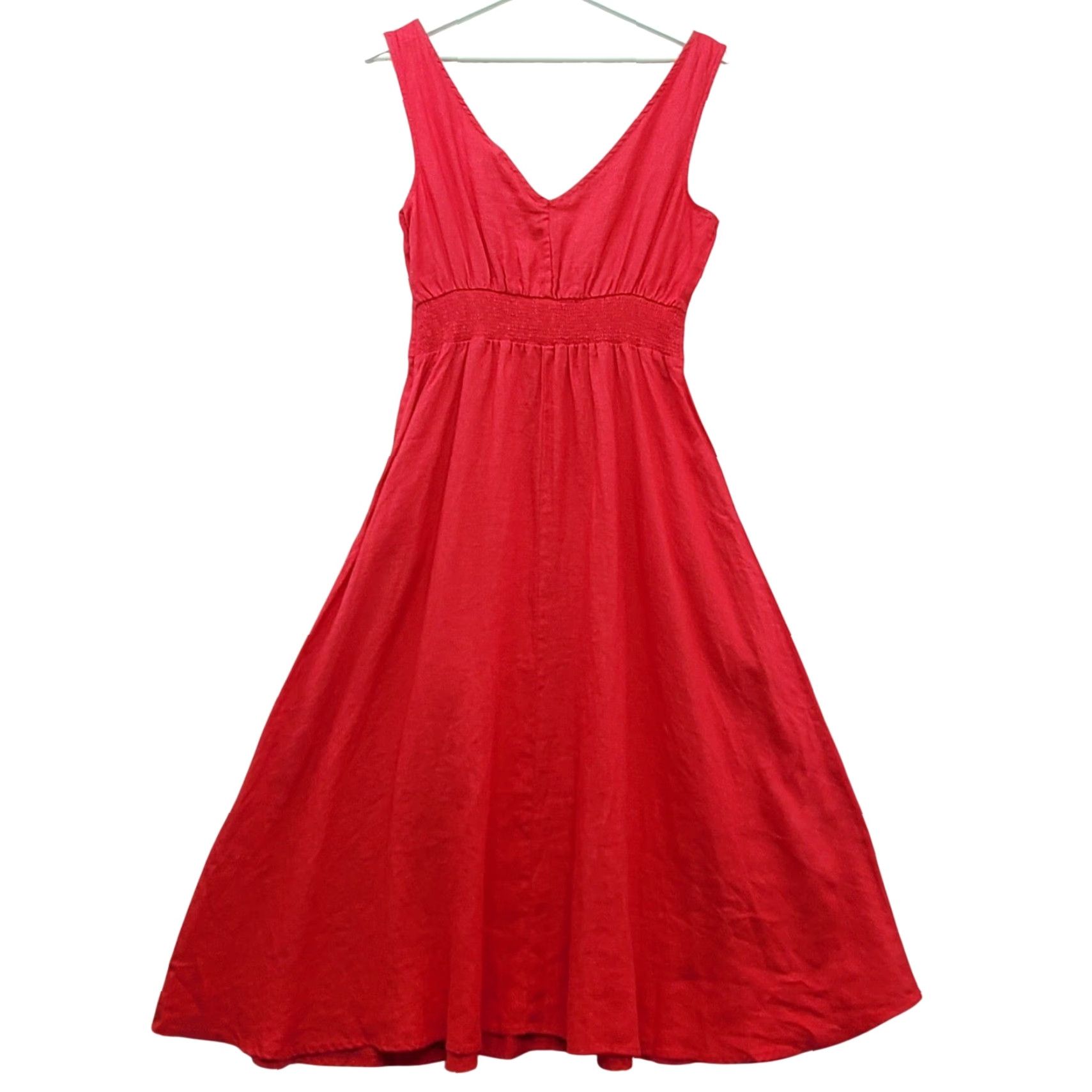 esme linen short dress ESME LINEN SLIP DRESS KHAKI main image 1