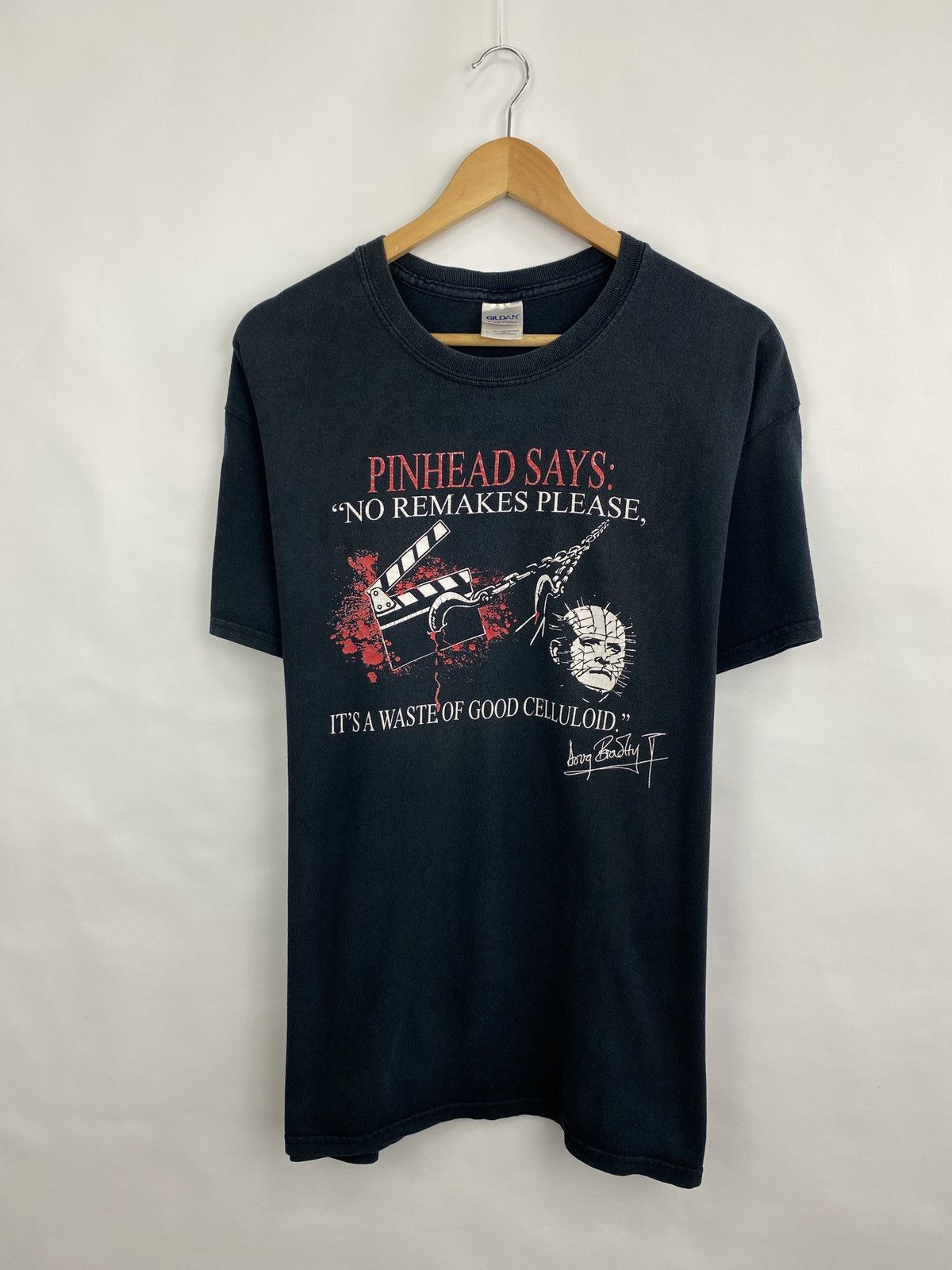 Vintage Vintage 90s Pinheard Hellraiser Horror T-Shirt Rare Retro Size US L / EU 52-54 / 3 - 3 Thumbnail