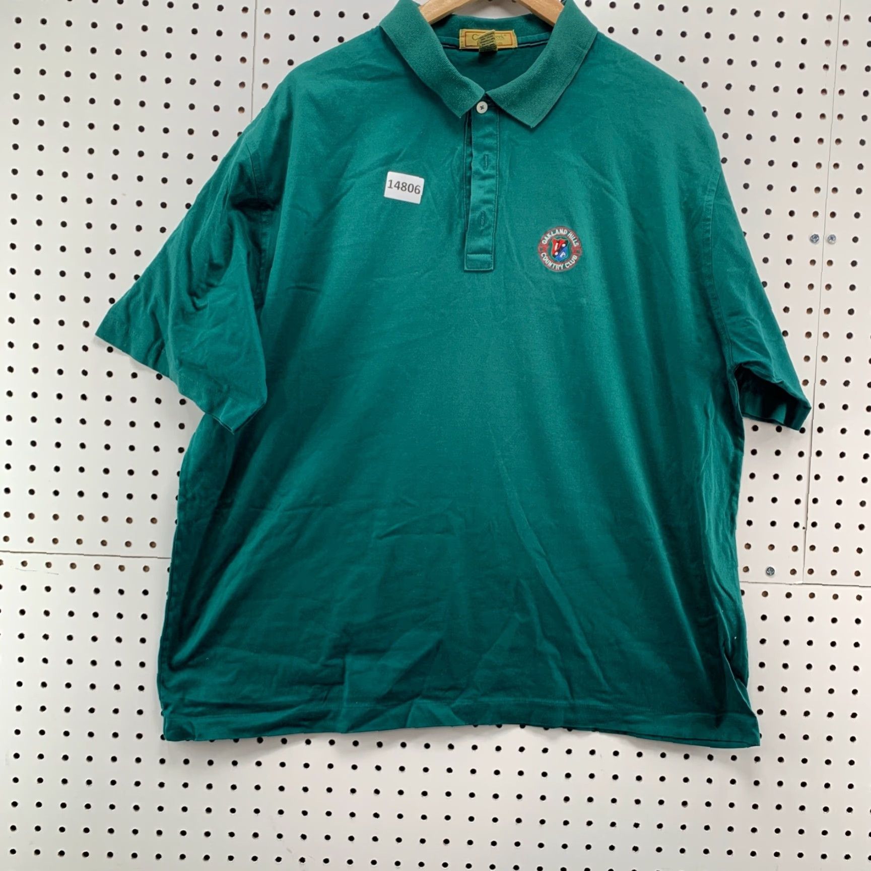 Vintage VINTAGE Cross Creek Polo Shirt Men XL Green 90s PGA Golf Oakland Hills Large Cotton Size US XL / EU 56 / 4 - 7 Thumbnail