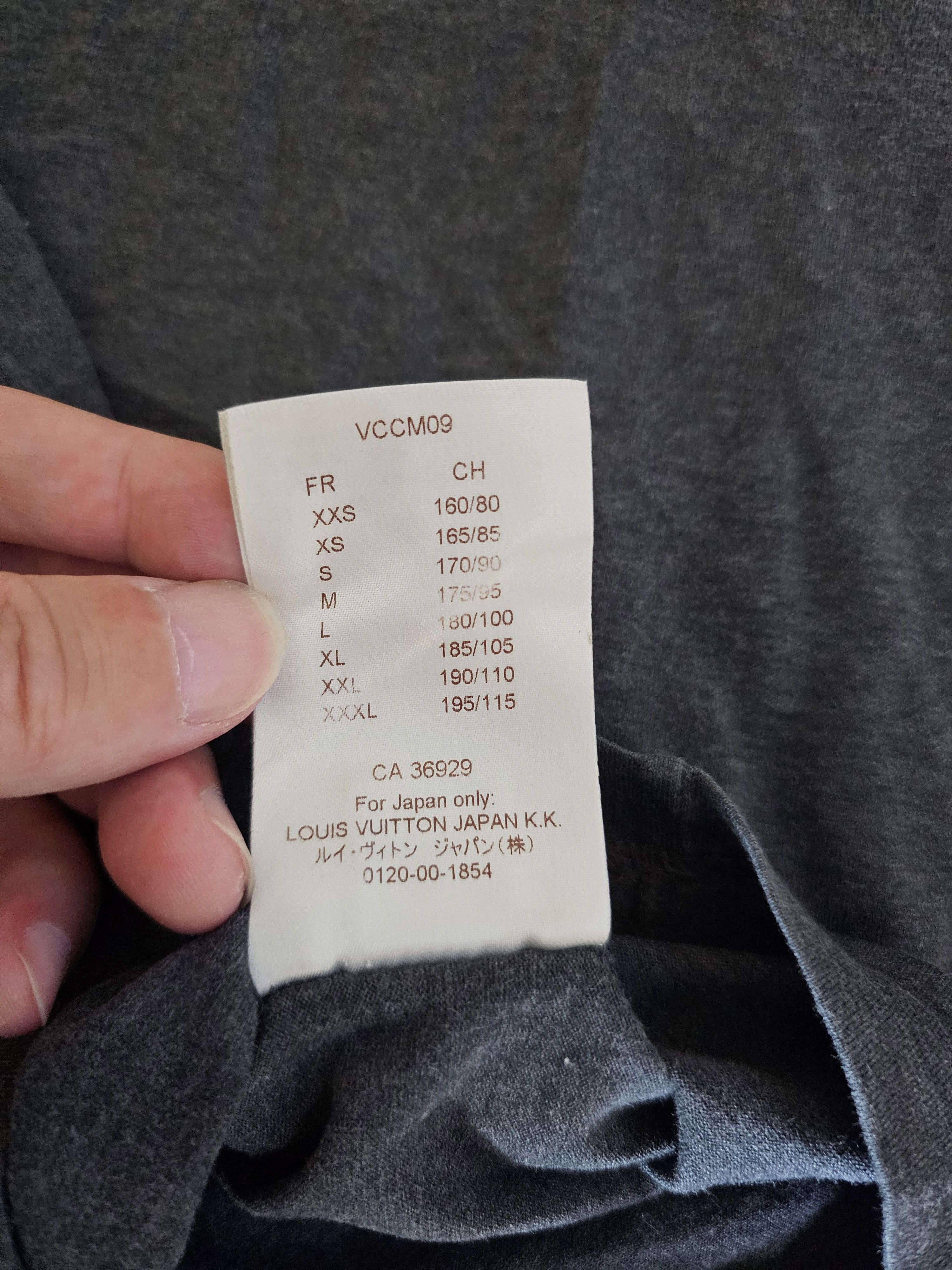 Louis Vuitton Louis Vuitton Men's Gray T-Shirt Size S Size US M / EU 48-50 / 2 - 7 Thumbnail