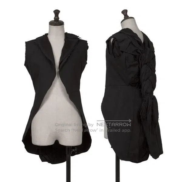 Comme des Garcons Comme des Garcons Black vintage braid design waistcoat top Size M / US 6-8 / IT 42-44 - 1 Thumbnail