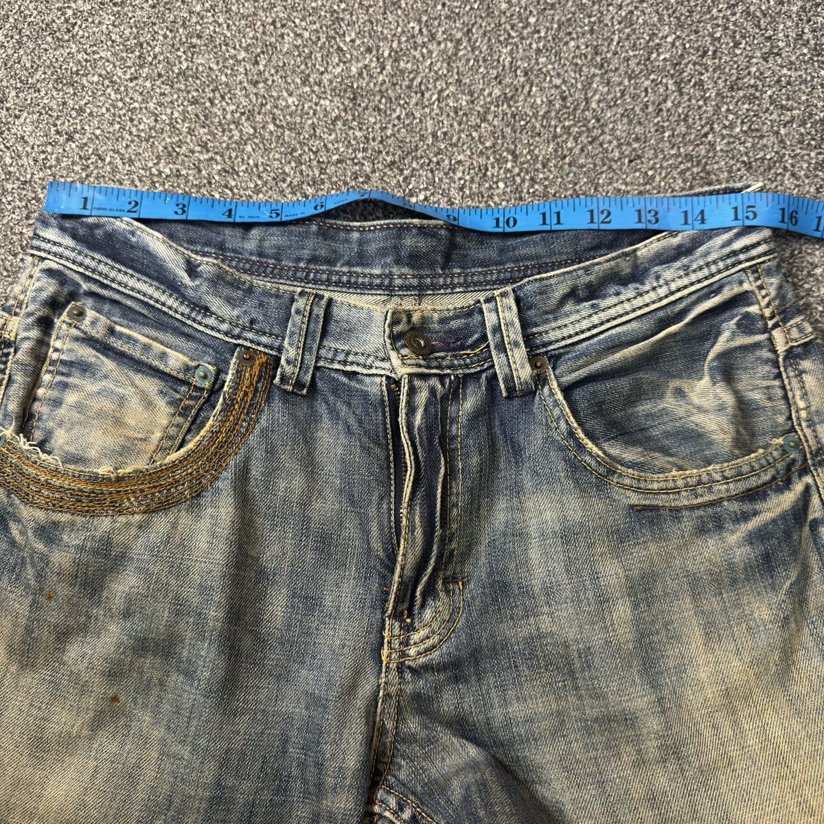 Japanese Brand 🔥🇯🇵 Japanese Distressed Takeo Kikuchi Denim Size US 31 - 17 Thumbnail