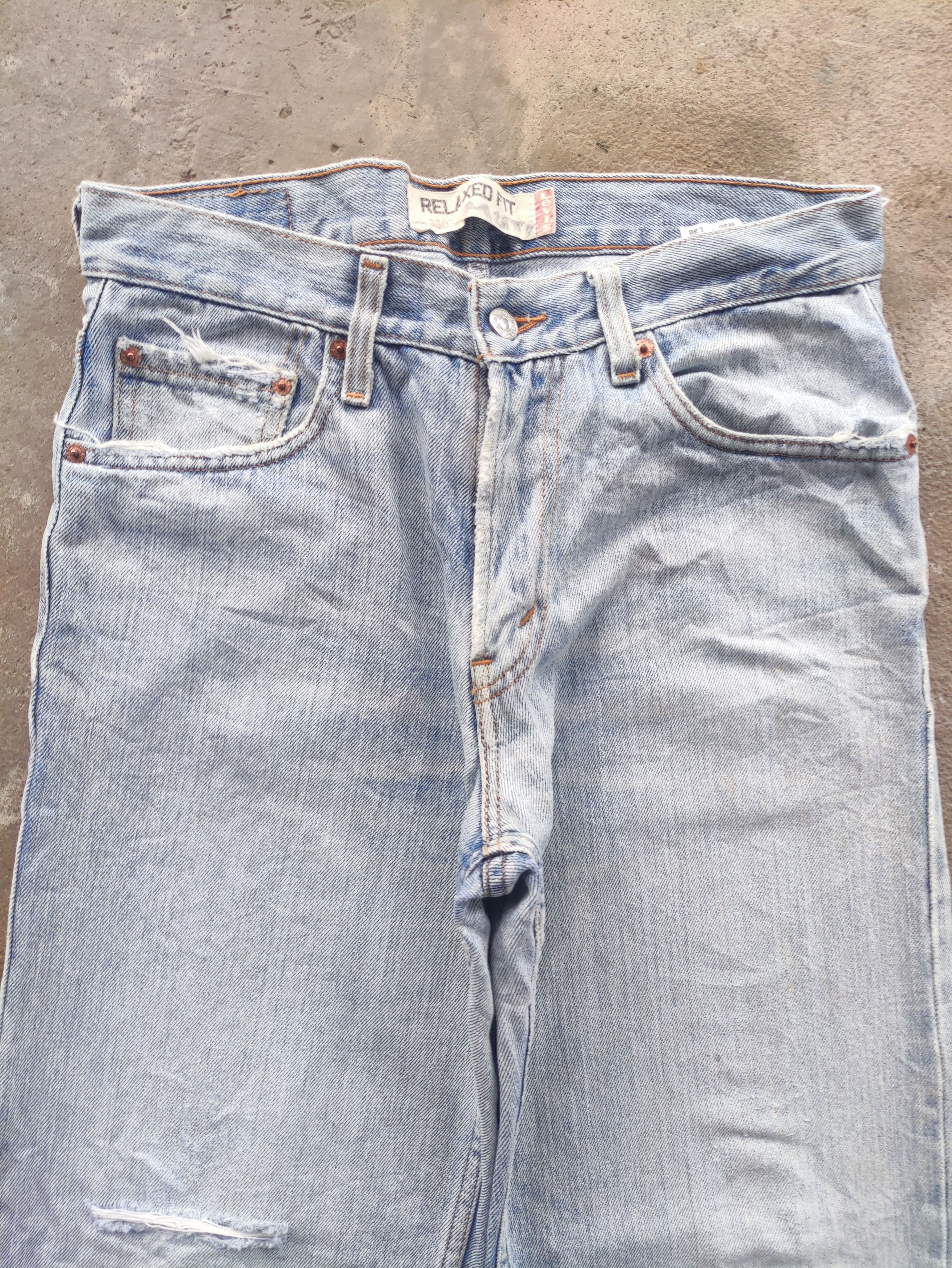 Levi's Vintage Levi's Denim Distress Faded Pants W32 Size US 32 / EU 48 - 3 Thumbnail