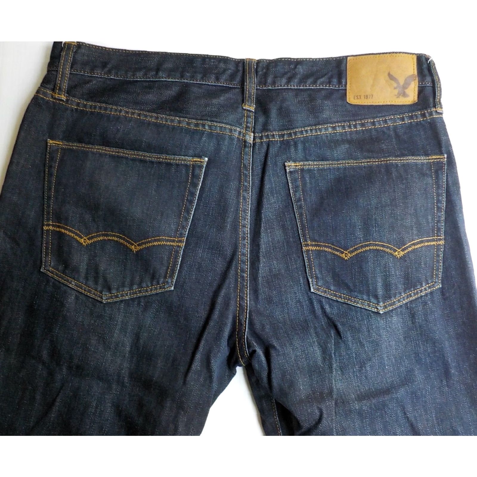 American Eagle Outfitters VINTAGE AMERICAN EAGLE Mens Original Taper Jeans Blue 34X34 Cotton Denim Mens Jeans 34X34 Blue waist 36 inseam 34 Regular Large? Size US 34 / EU 50 - 3 Thumbnail