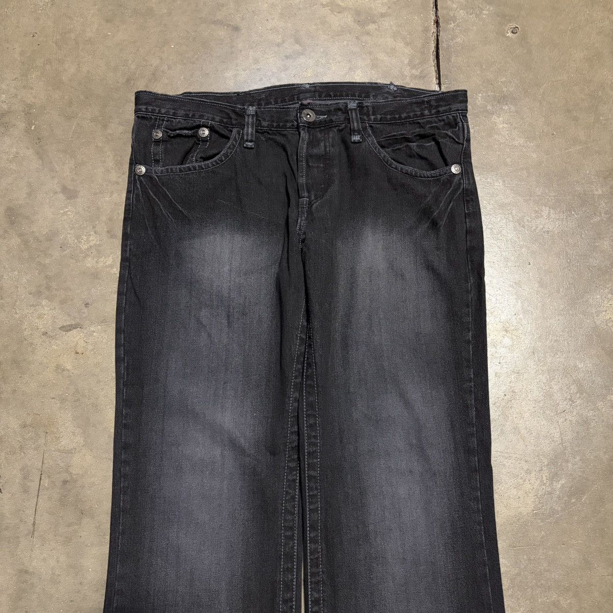 Vintage Vintage Y2K Low Rise Boot Cut Denim Jeans Keanan Duffty Punk Size US 38 / EU 54 - 4 Thumbnail