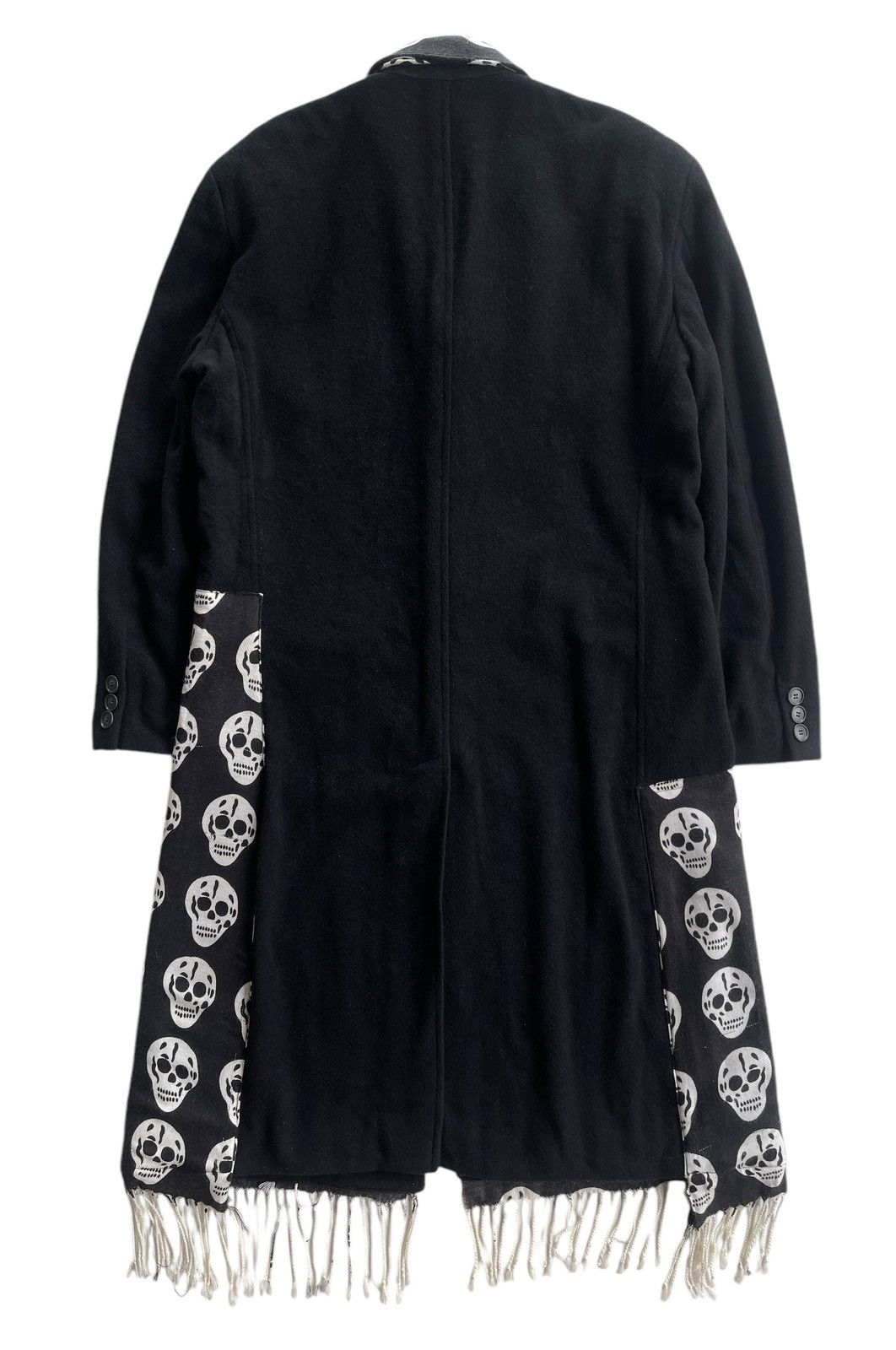 Japanese Brand Nicole St Gilles Skulls Patchwork Overcoat Size US L / EU 52-54 / 3 - 6 Thumbnail