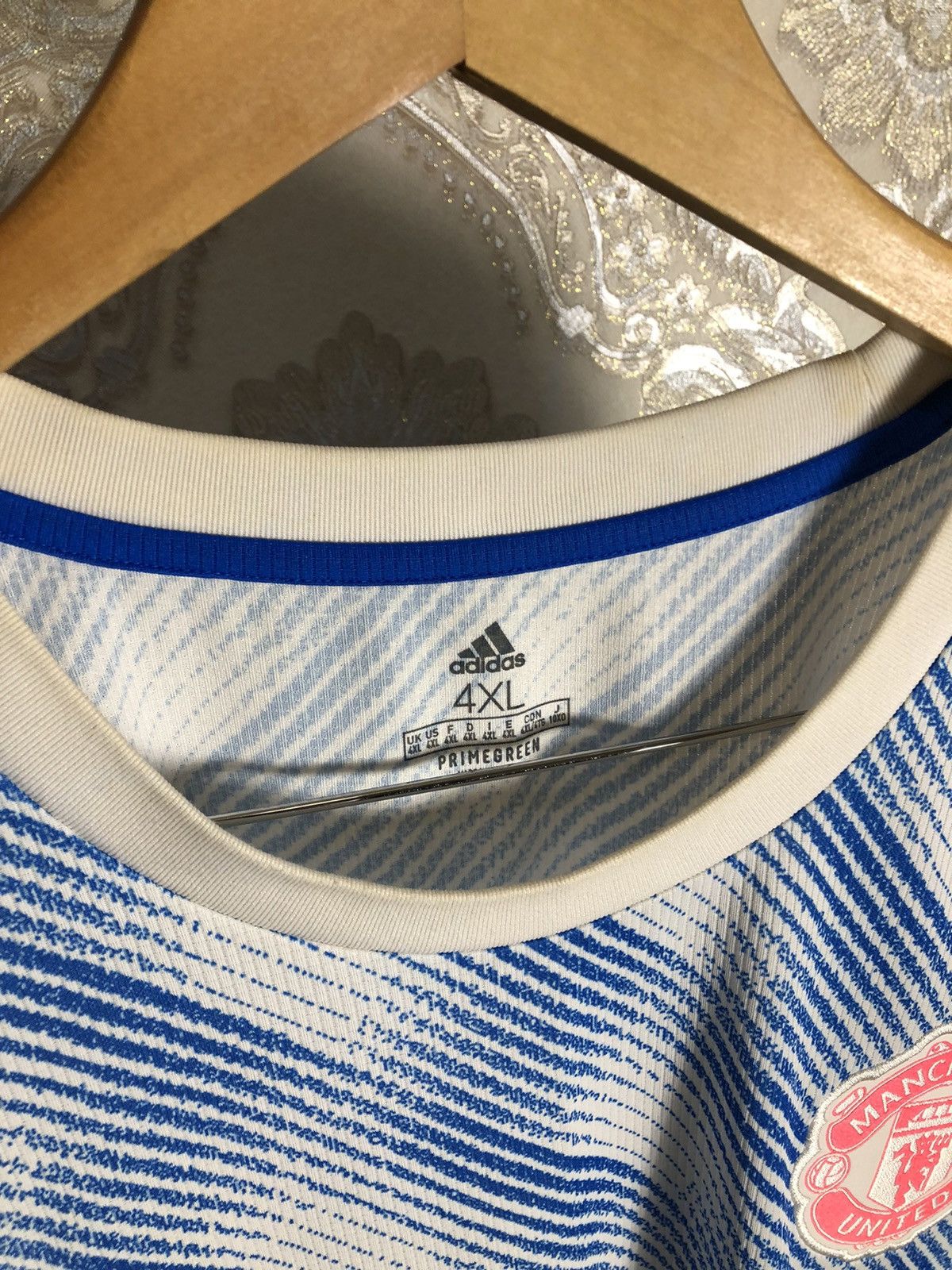 Adidas VINTAGE ADIDAS FC MANCHESTER UNITED ENGLAND SOCCER JERSEY Size US XXL / EU 58 / 5 - 3 Thumbnail