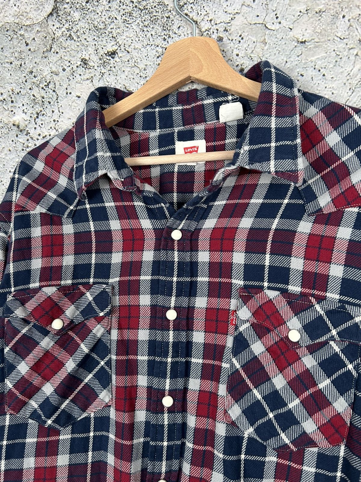 Levi's Vintage Levi’s Checkered Overshirt Timber Streetwear Size US XXL / EU 58 / 5 - 3 Thumbnail